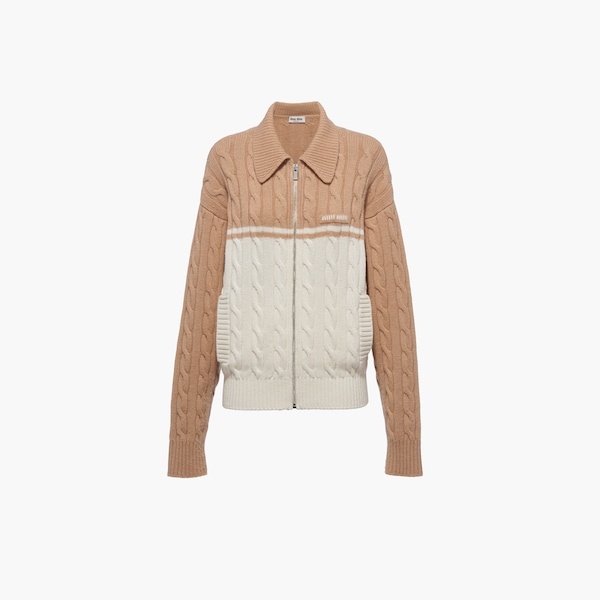 Oversized wool and cashmere cardigan - 3