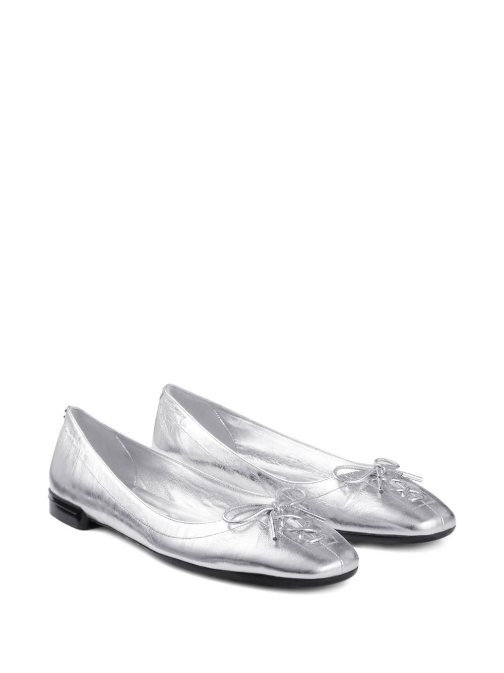 Scarlett lace-up bow ballerina flats - 2