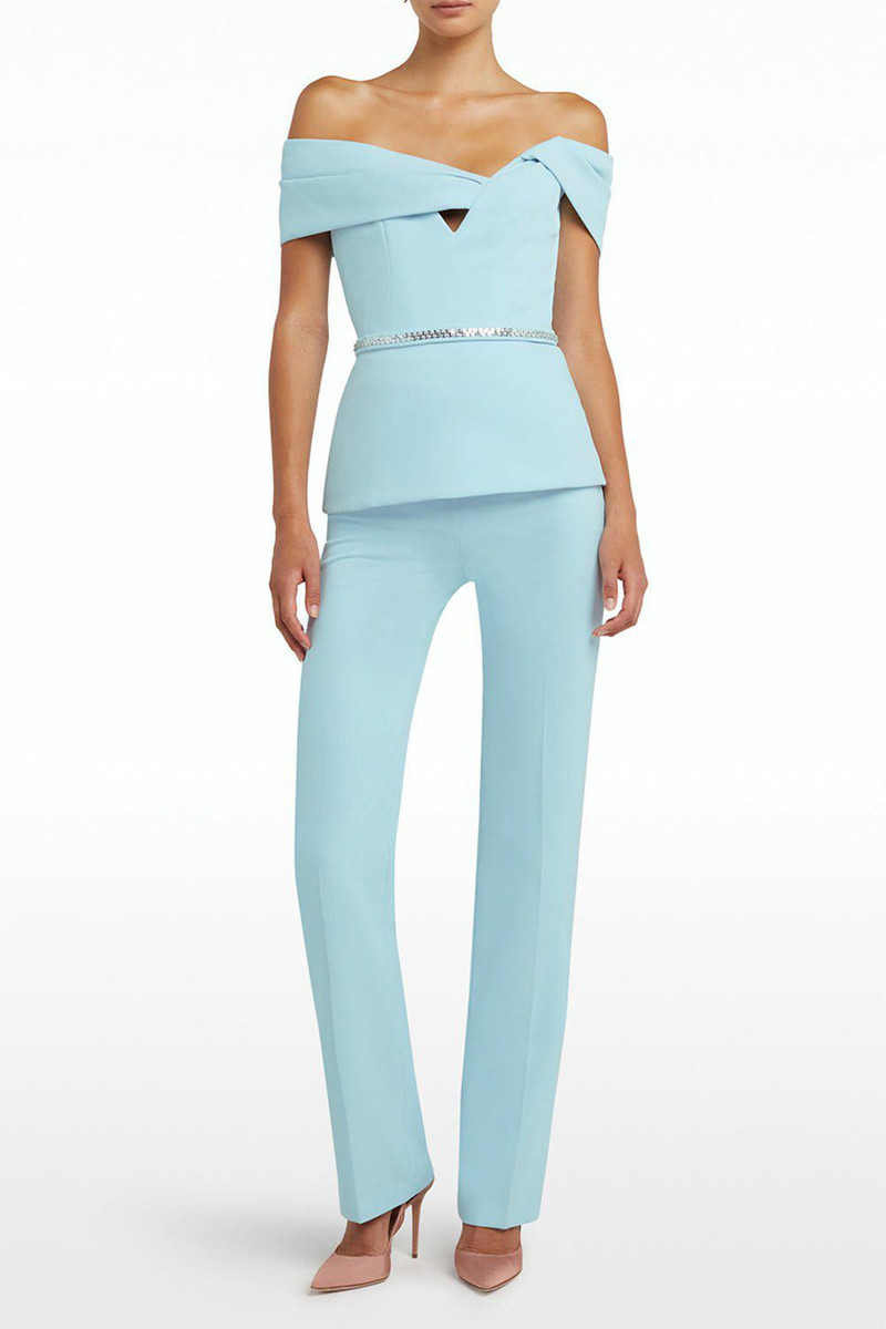 Safiyaa Alexa Pant - Baby Blue outlook