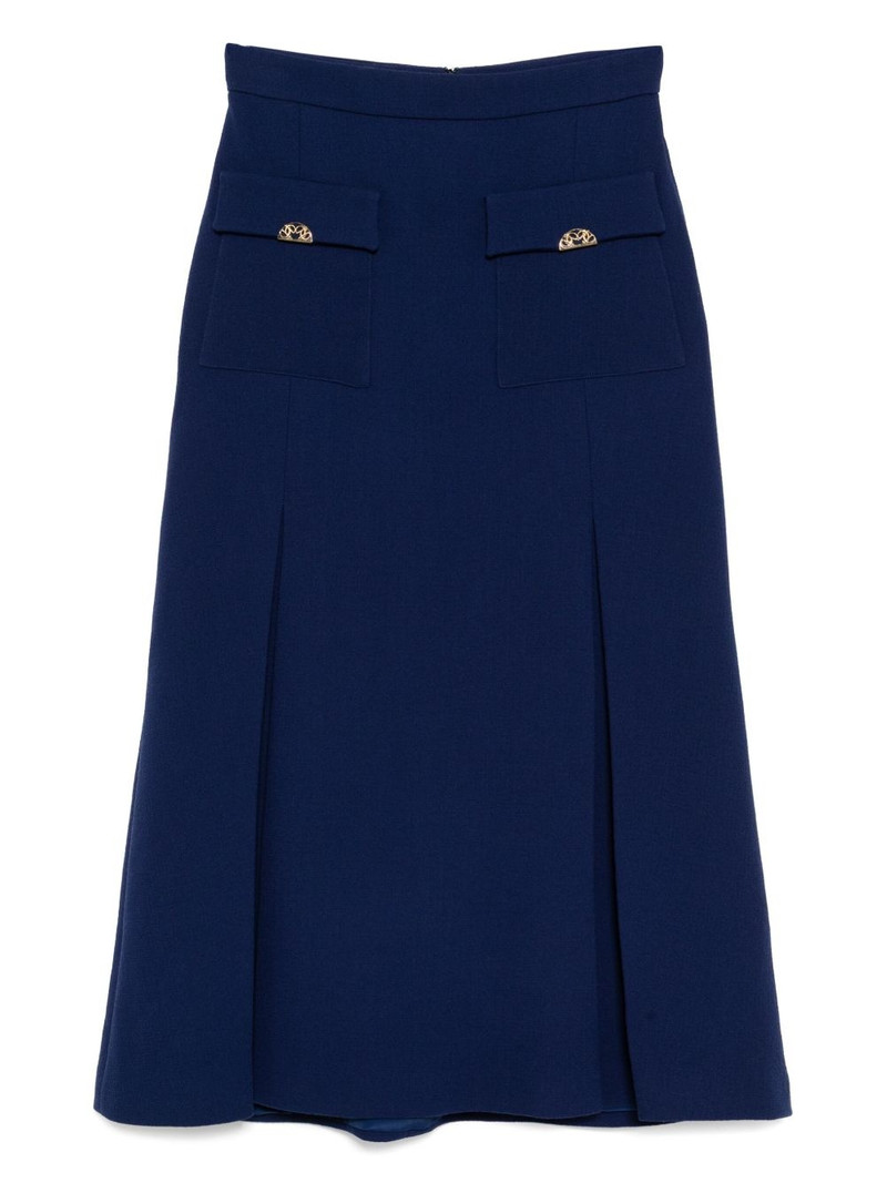 wool crepe midi skirt 1