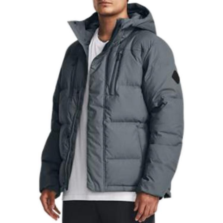 Under Armour ColdGear Infrared Down Crinkle Jacket 'Pitch Grey' 1378830-002 - 3