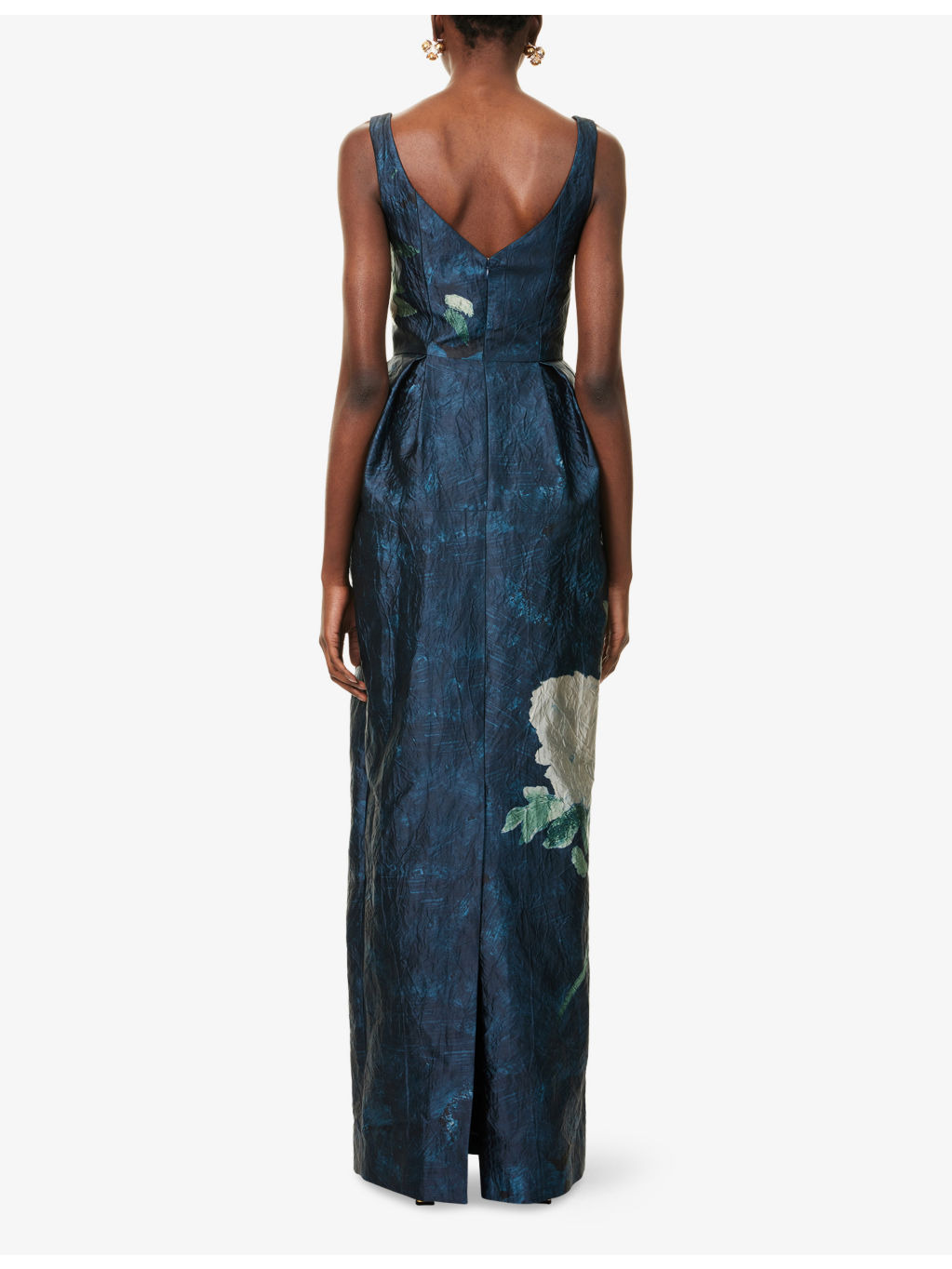 Floral-Print Bustier Woven Maxi Dress - 4