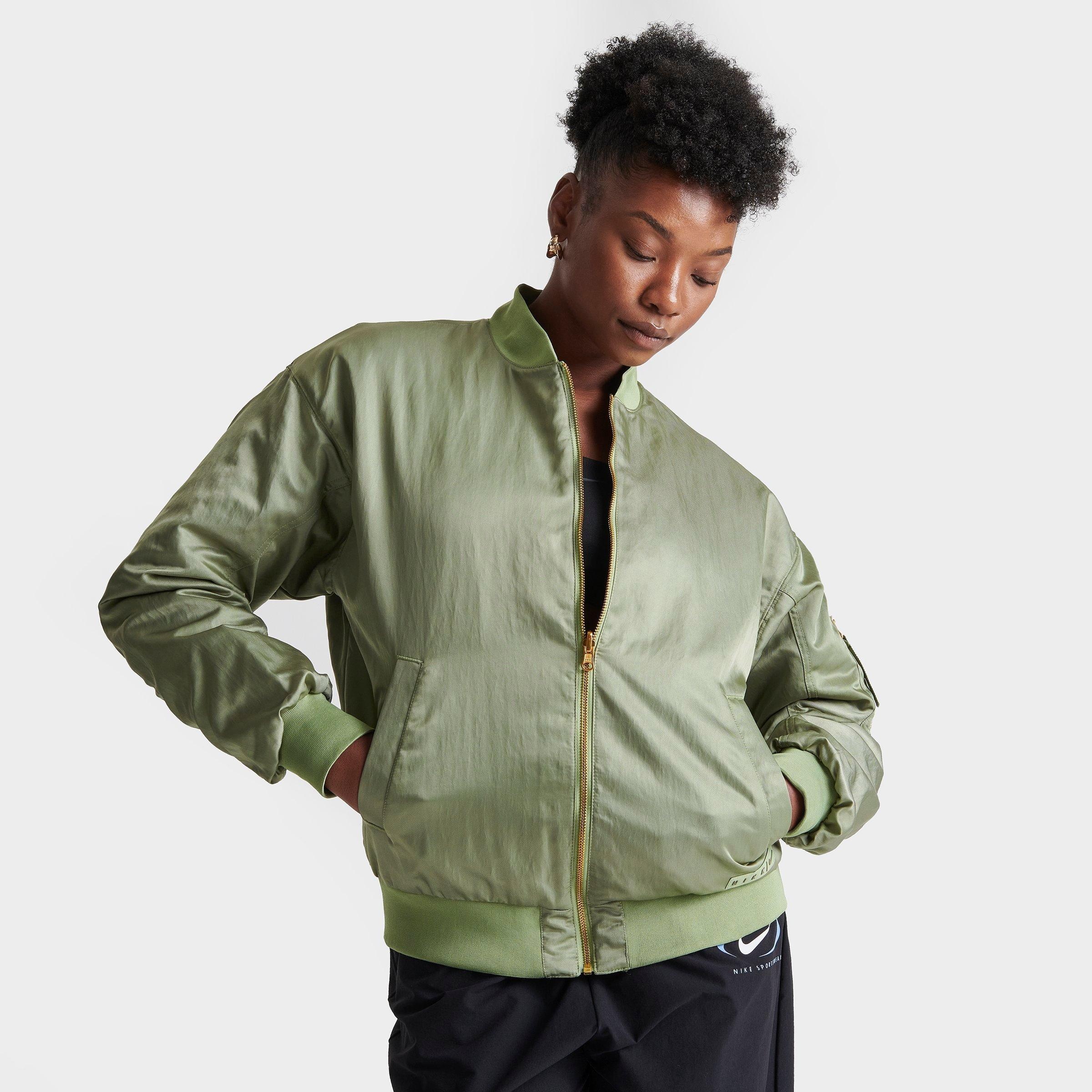 Nike WOMEN S NIKE SPORTSWEAR REVERSIBLE BOMBER JACKET finishline REVERSIBLE