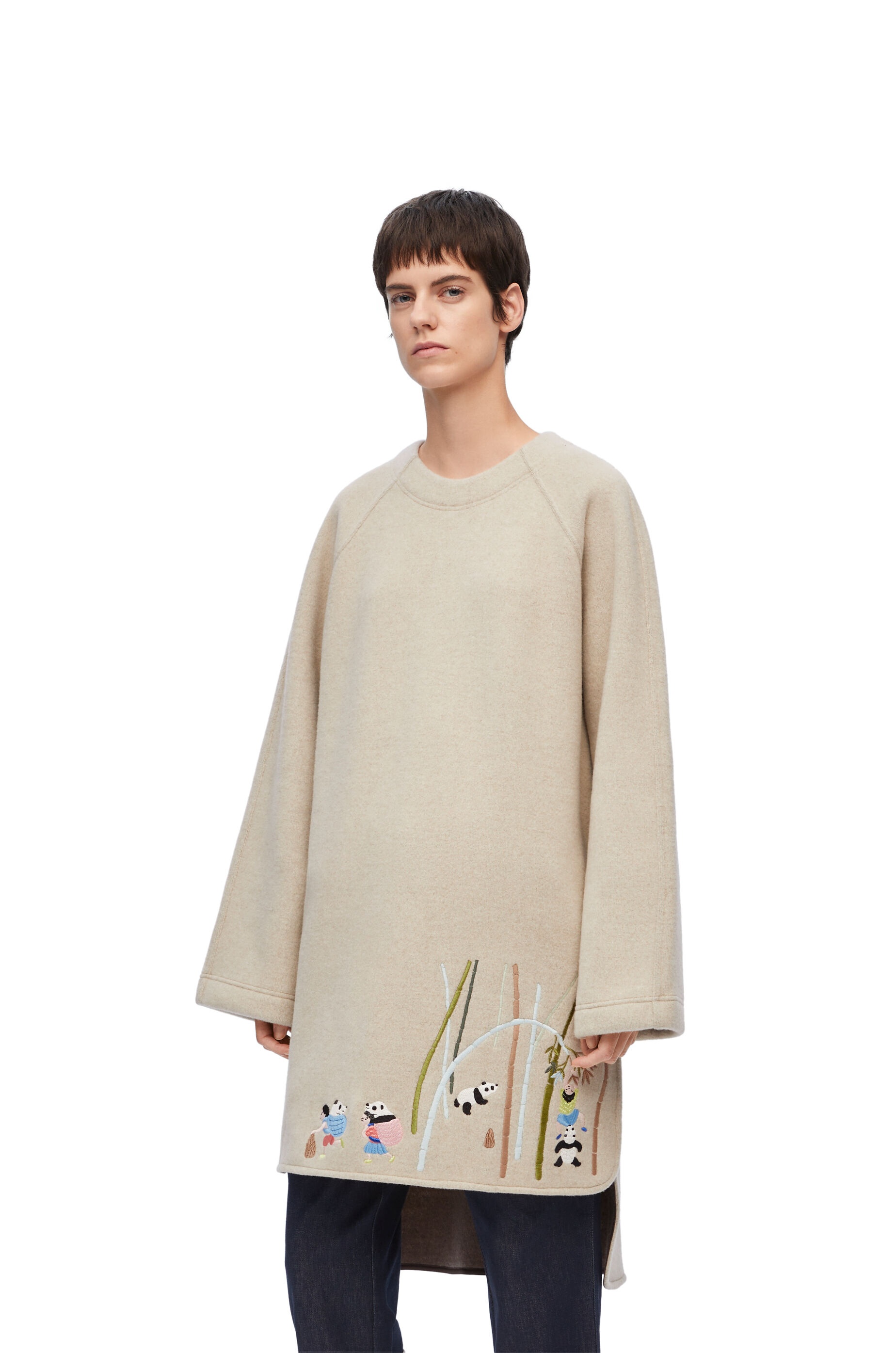 Tunic dress in cashmere blend - 3