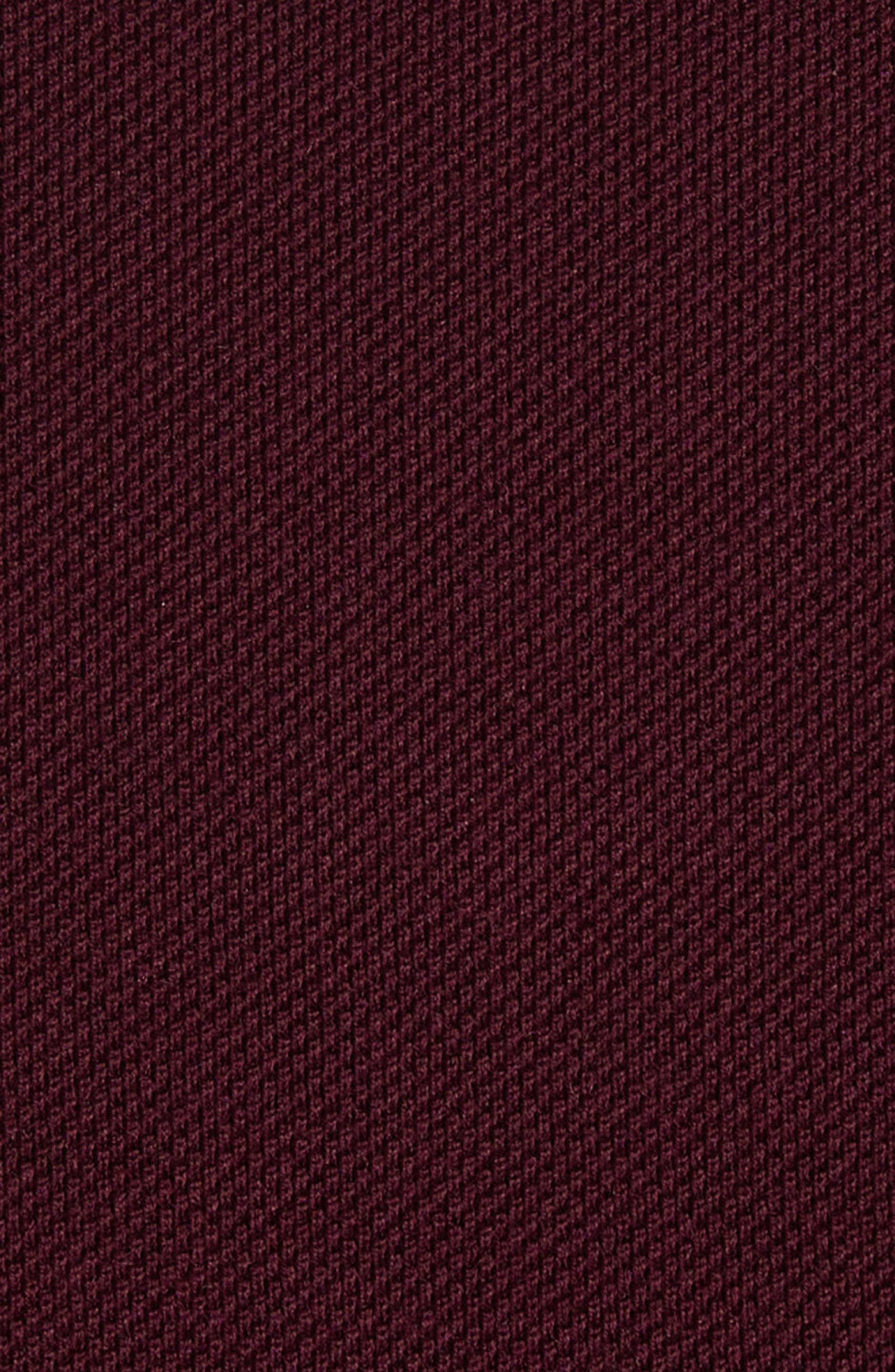 McQueen Logo Jacquard Collar Polo in Bordeaux at Nordstrom - 6