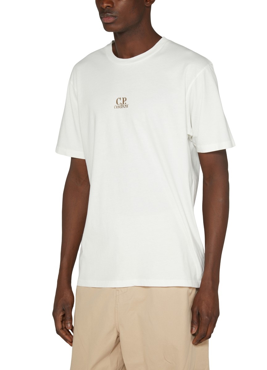 Tシャツ・カットソー C.P. COMPANY SHORT-SLEEVE T-SHIRT MADE OF 24/1 COTTON JERSEY 24/1 Jersey Short Sleeve Printed Chest Pocket T-Shirt | CPC
