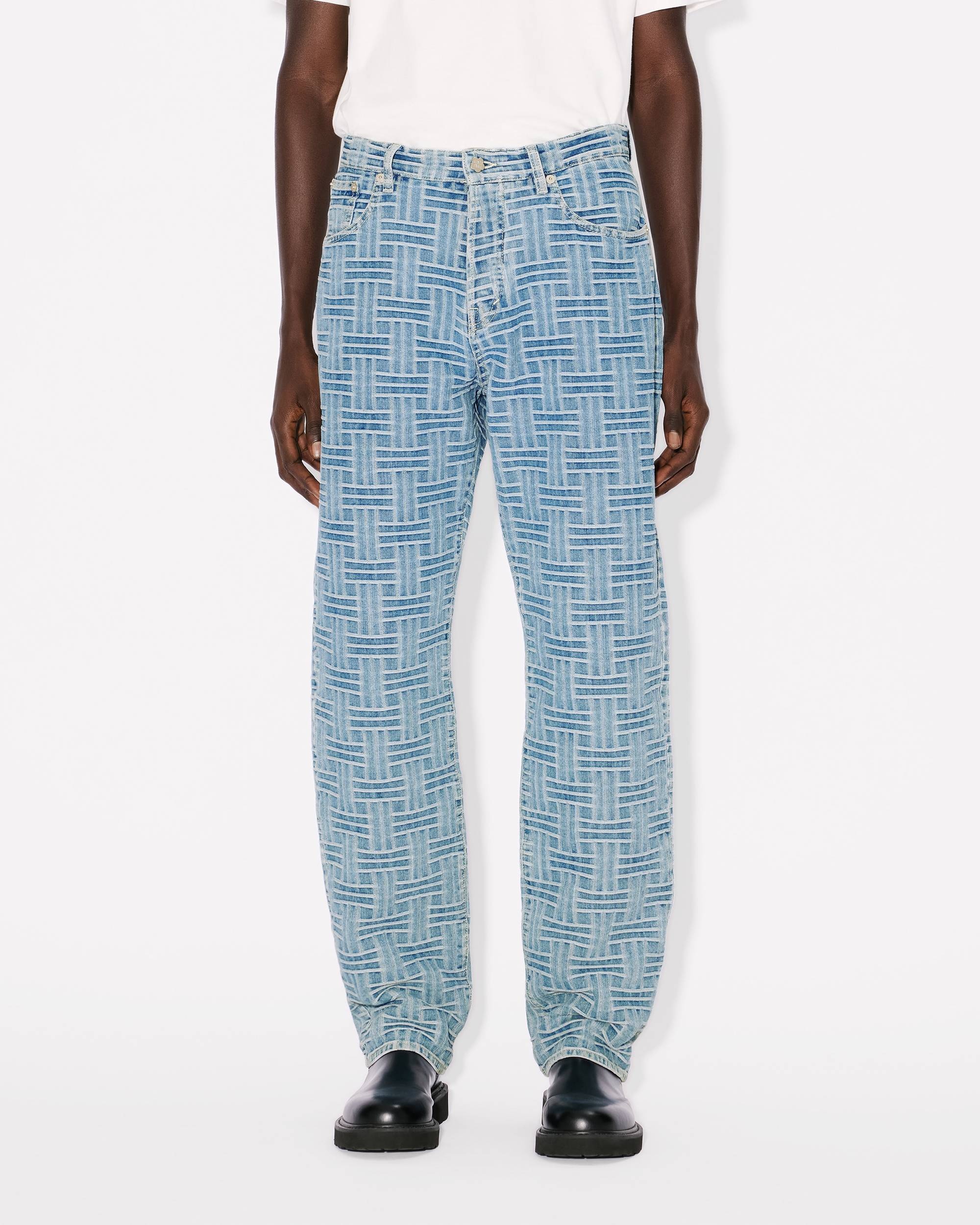 'KENZO Weave' BOTAN loose jeans in japanese denim - 3