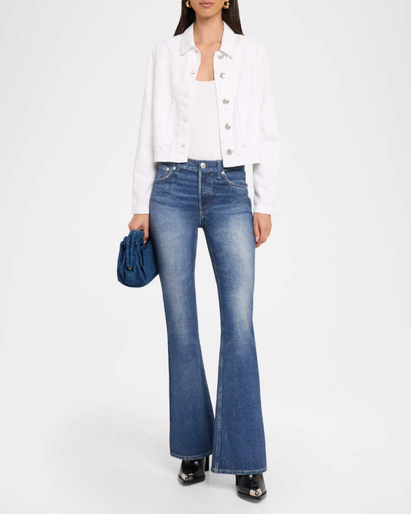 rag & bone Featherweight Adrianna Denim Jacket outlook