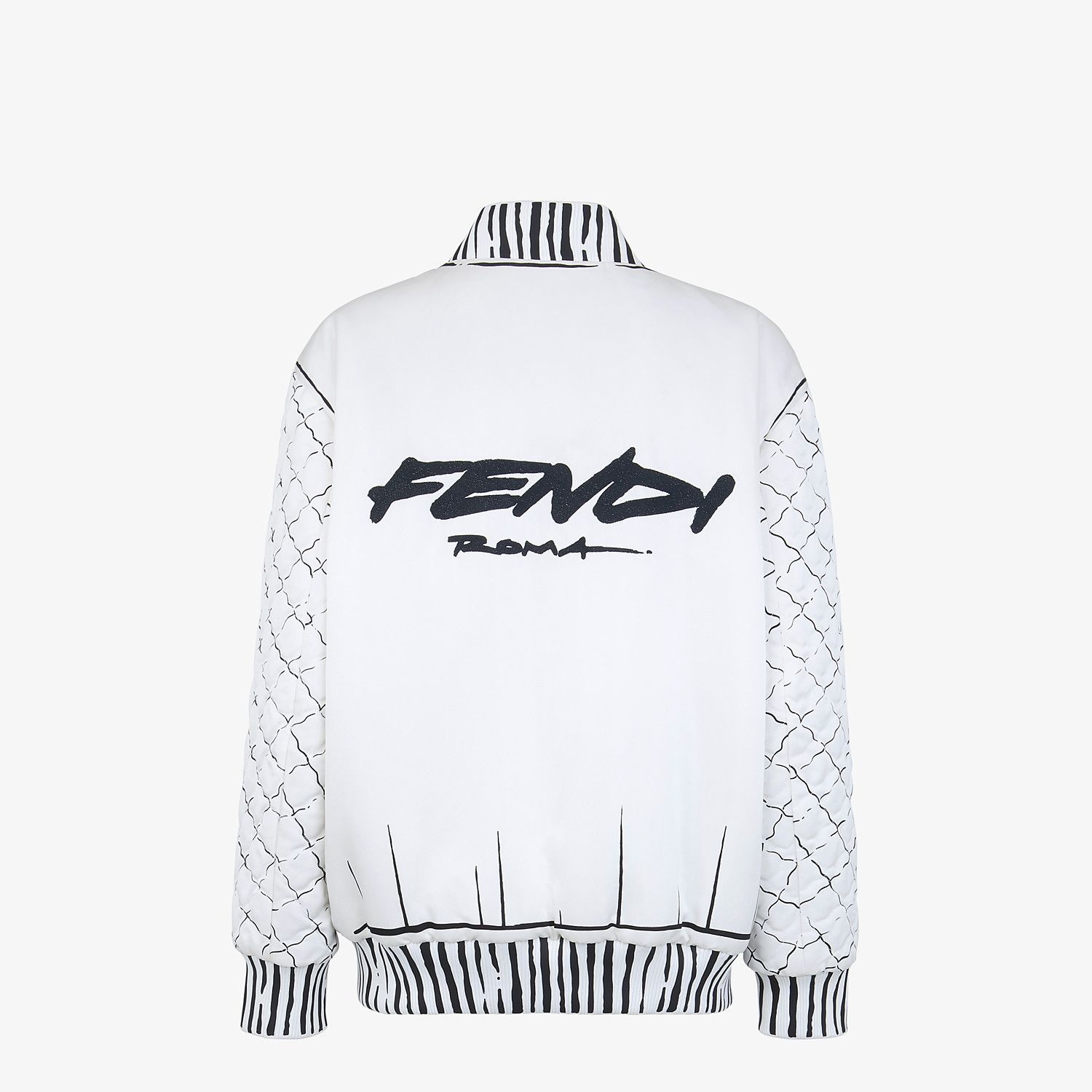 Fendi Roma Joshua Vides silk bomber - 2