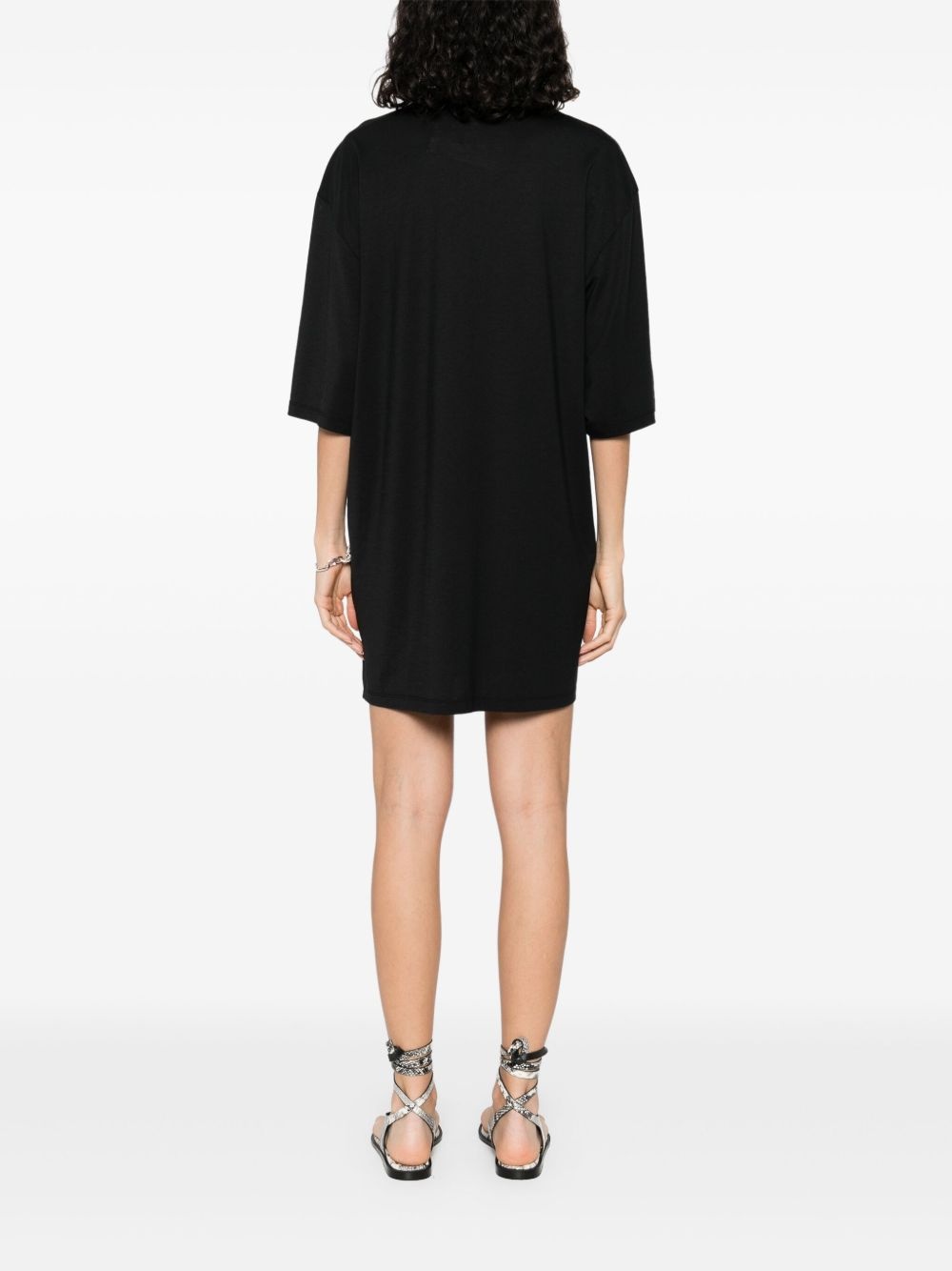 relaxed T-shirt dress - 4