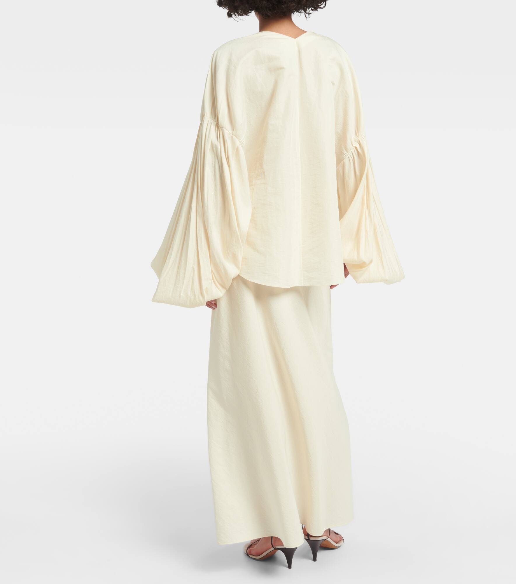 Quico silk and cotton organza top - 3