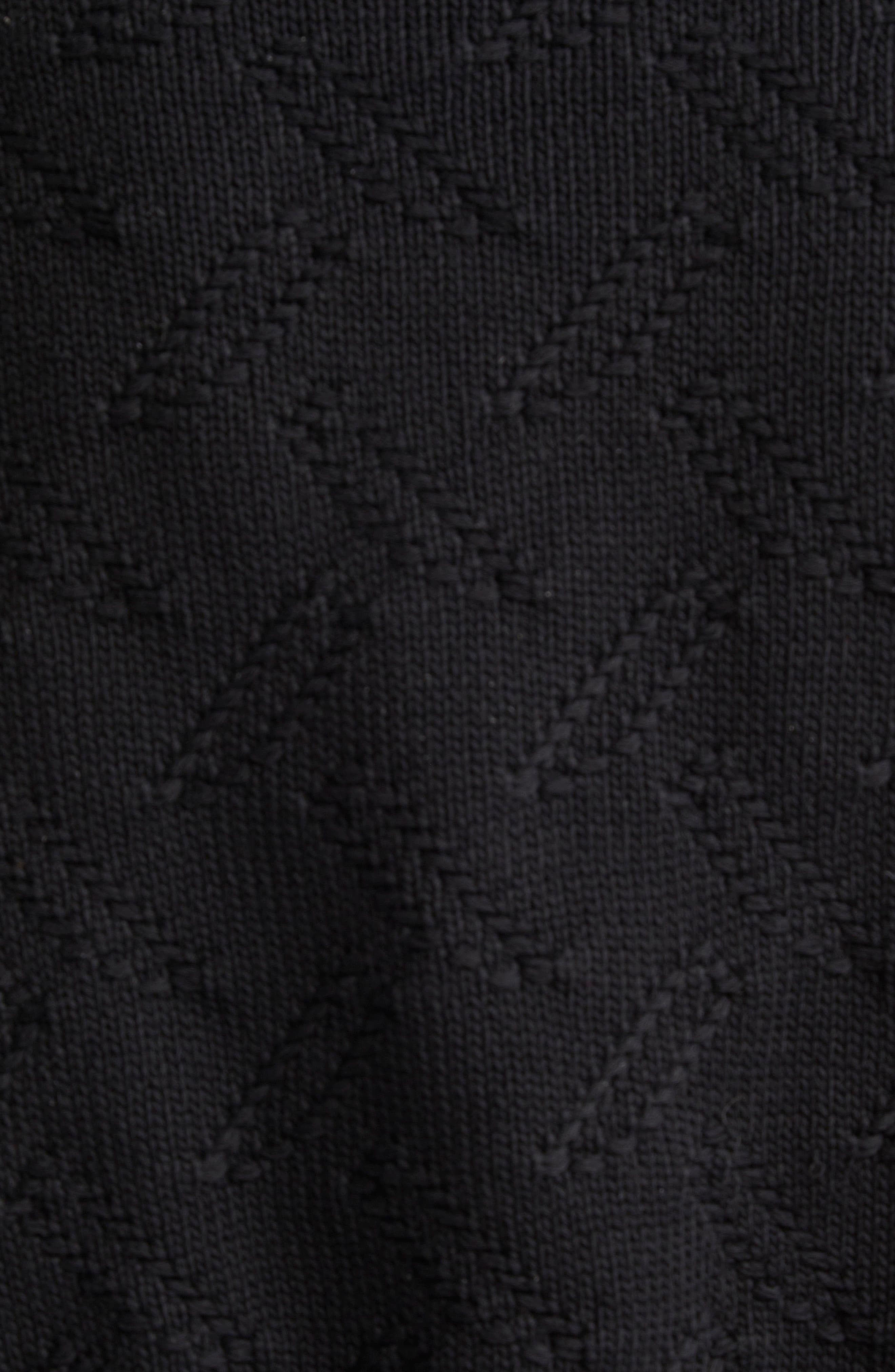 Marni Distressed Cotton Crop Sweater Vest in 00N99 Black at Nordstrom - 7