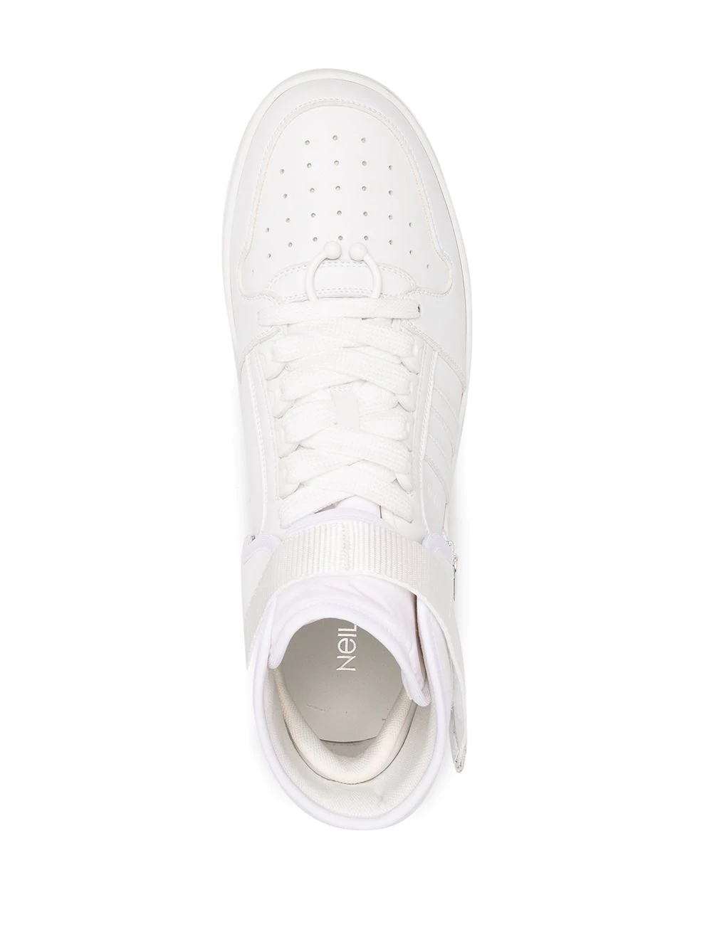 stripe-detail high-top sneakers - 4