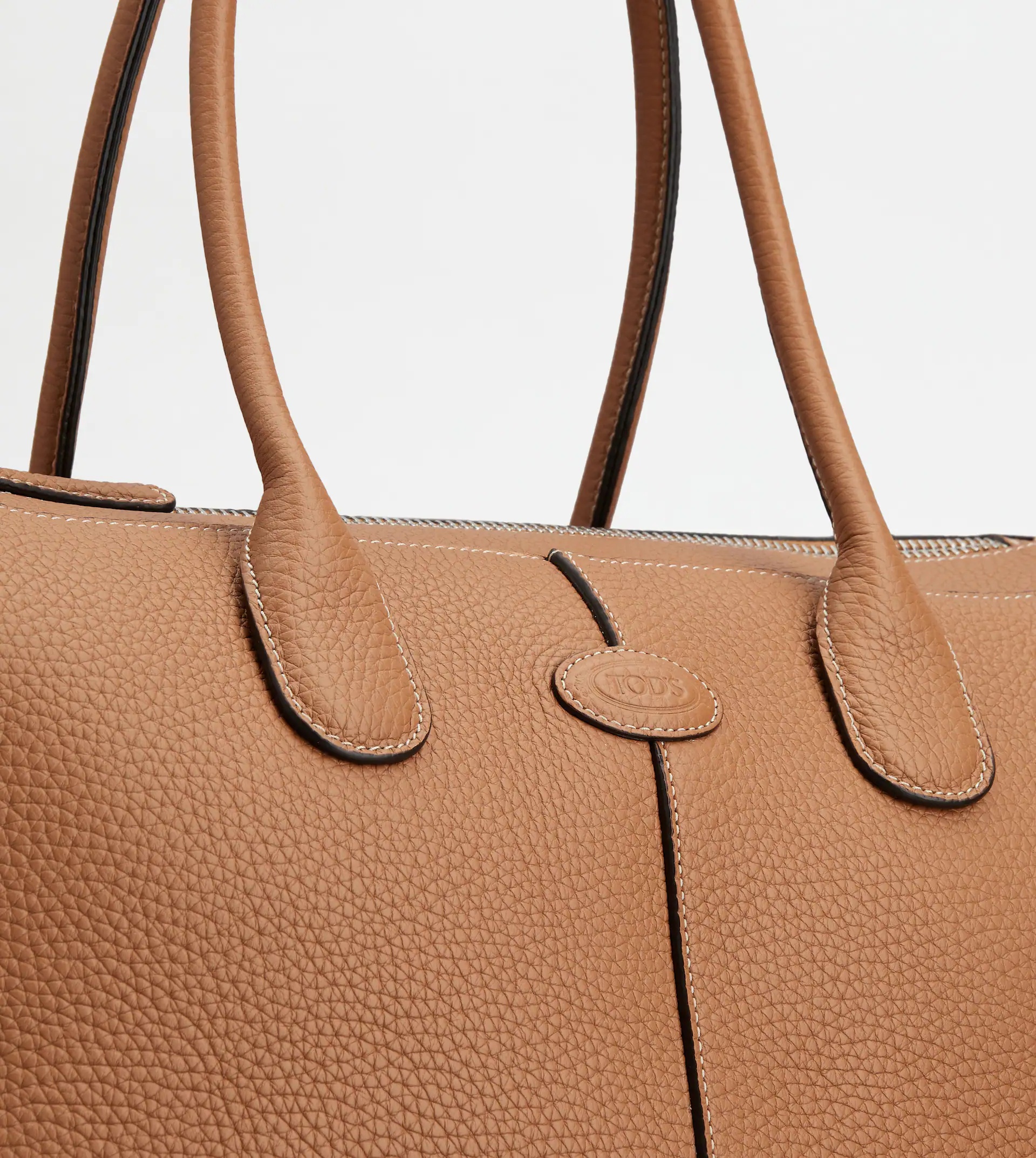 TOD'S DI BAG IN LEATHER LARGE - BROWN - 7