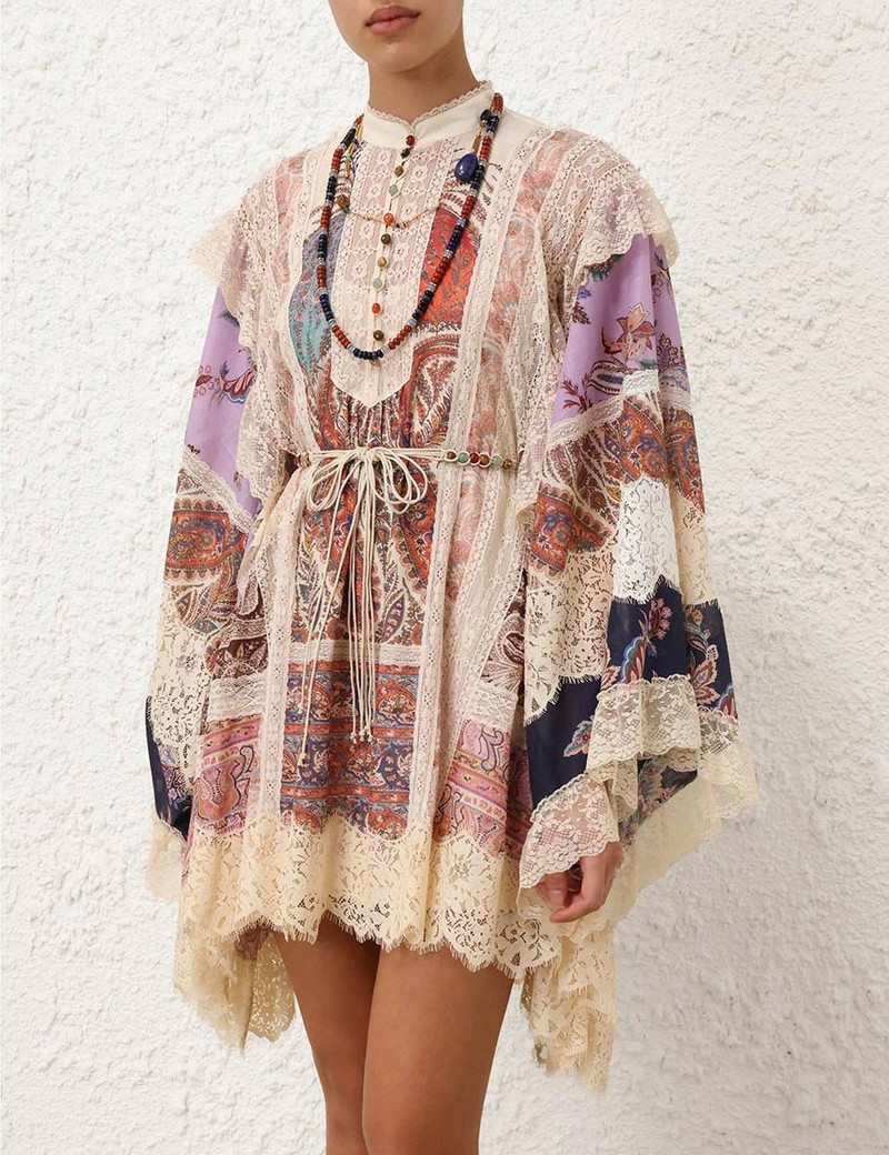 Zimmermann RHIANNON BILLOW MINI DRESS outlook