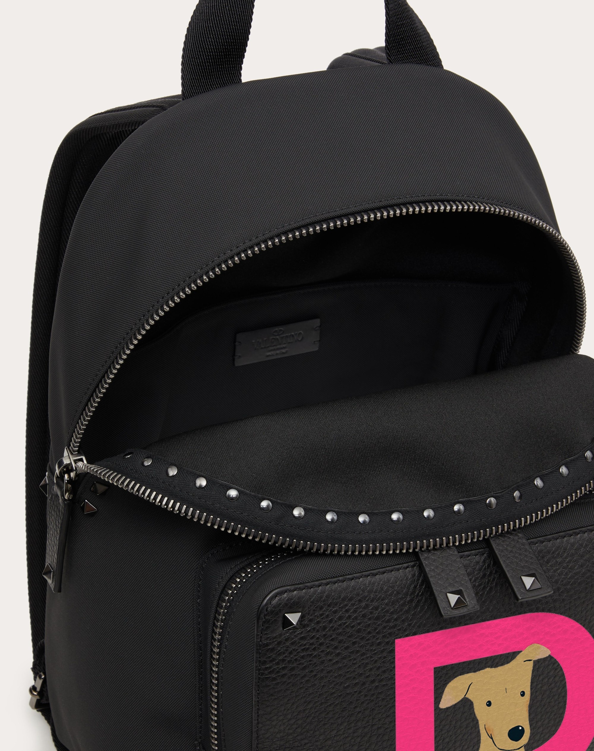 VALENTINO GARAVANI ROCKSTUD PET CUSTOMIZABLE BACKPACK 4