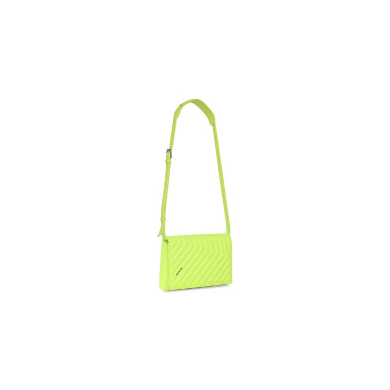 Men's Car Flap Bag With Strap in Yellow 3