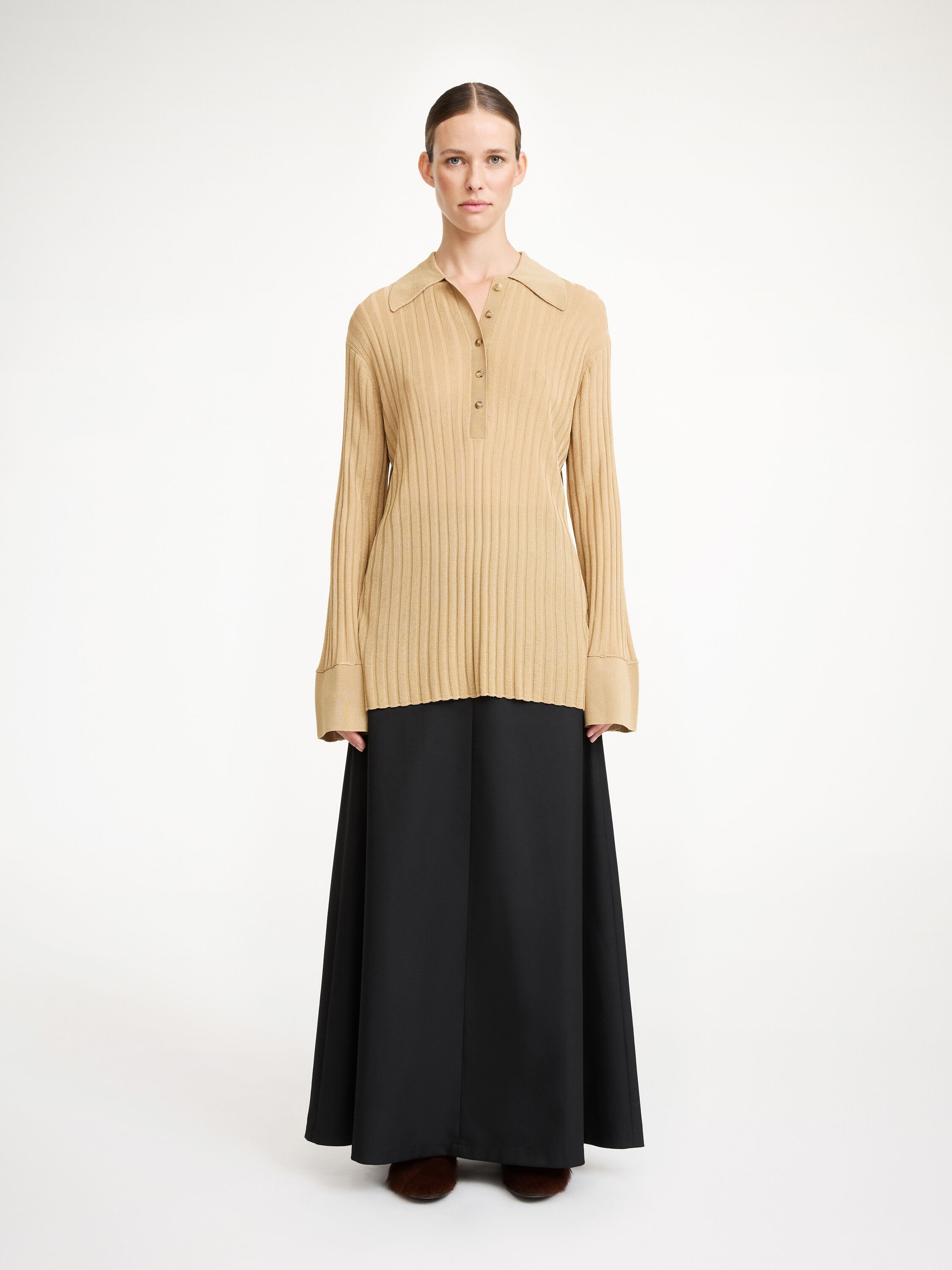Delphine rib-knit sweater - 2