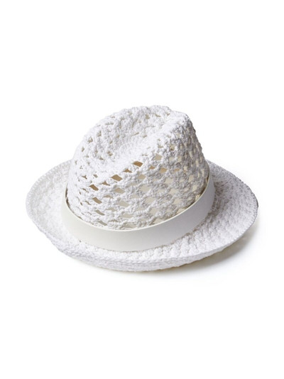 Valentino VLogo Signature woven hat outlook