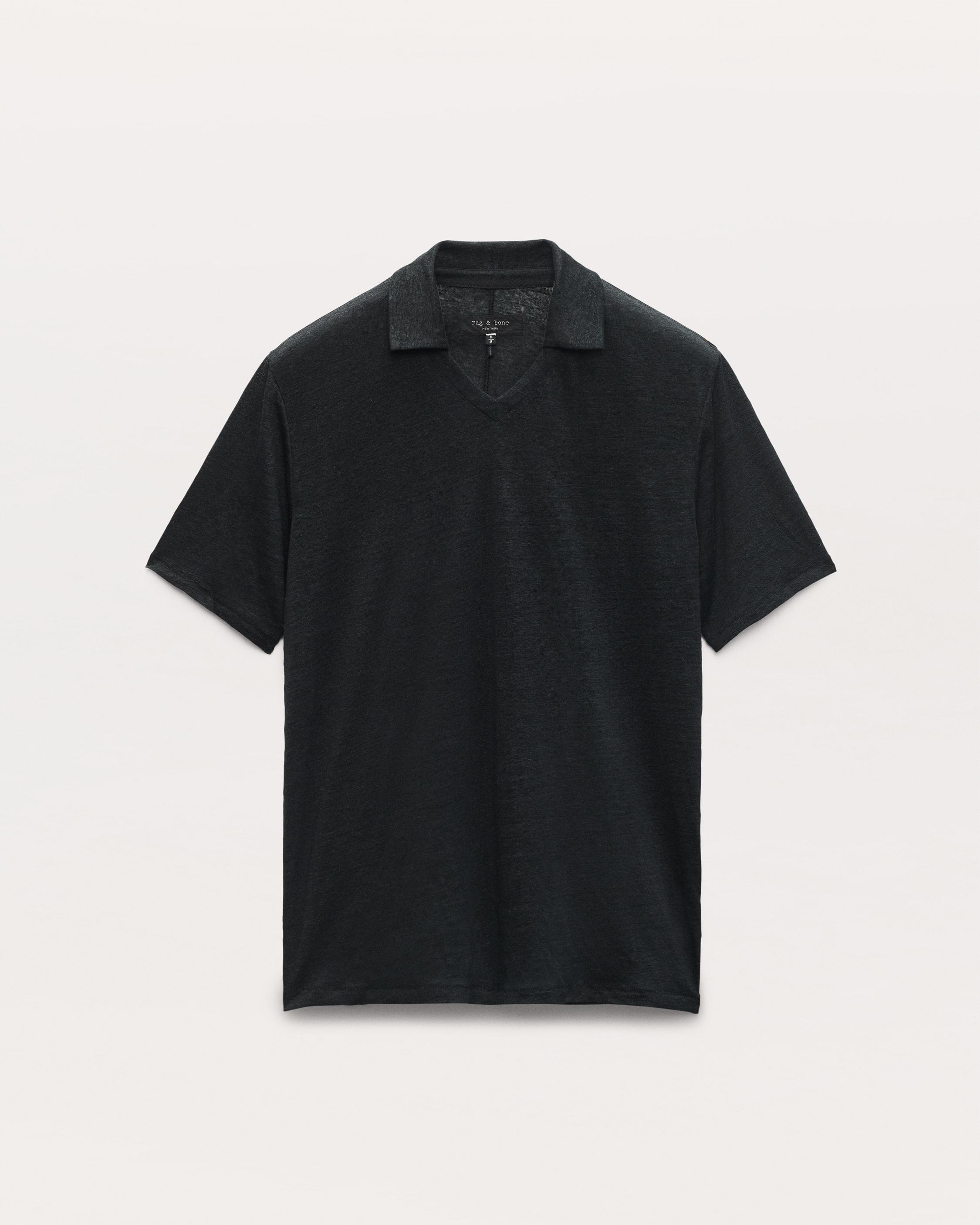 Linen Johnny Collar Polo - 2