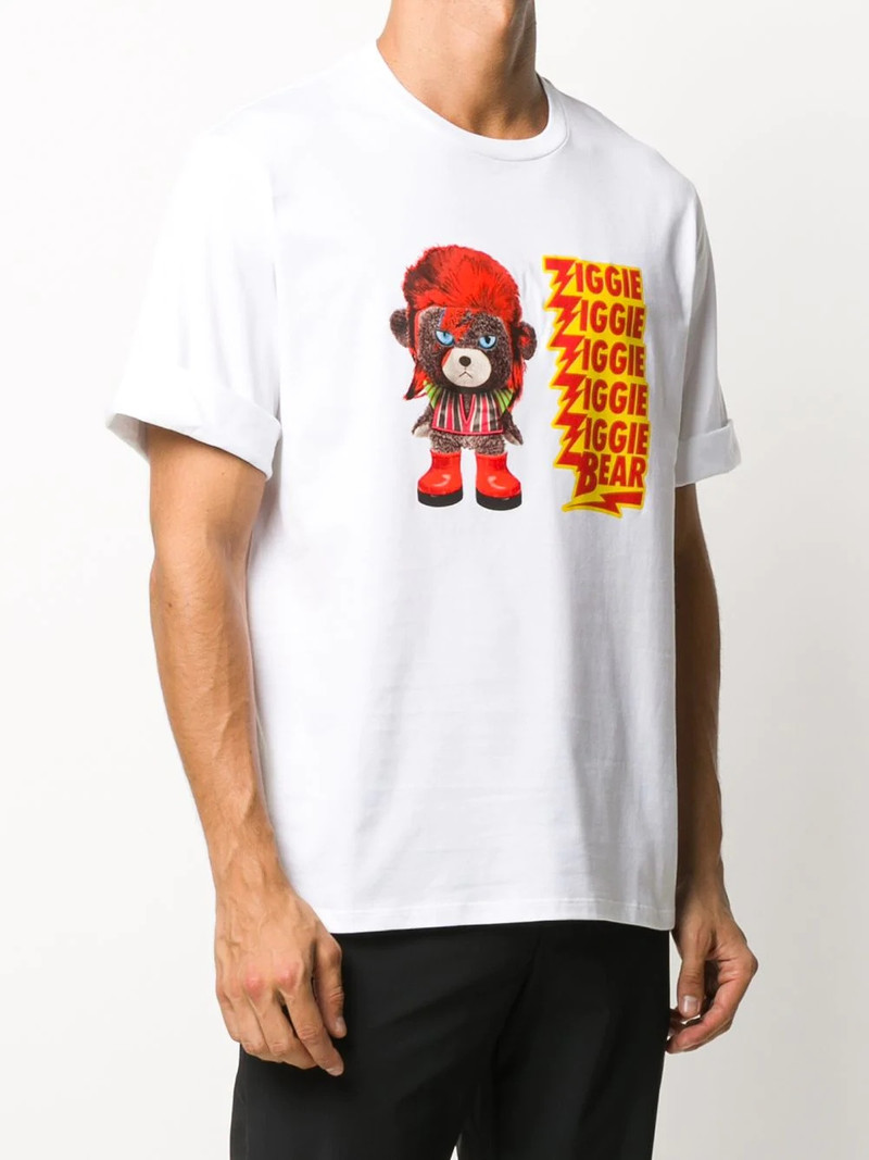 Ziggie bear print cotton T-shirt 3