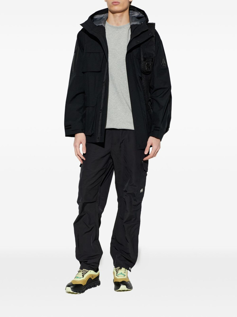 MOOSE KNUCKLES multi-pocket hooded jacket outlook