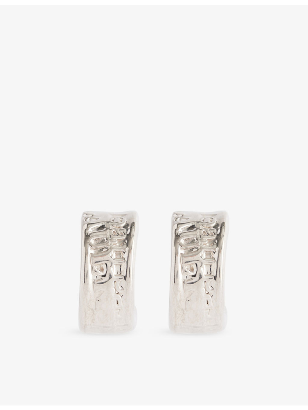 The Logo Brass Earrings - 1