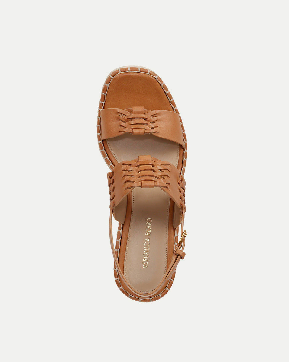 RIYA RAFFIA WEDGE SANDAL - 3