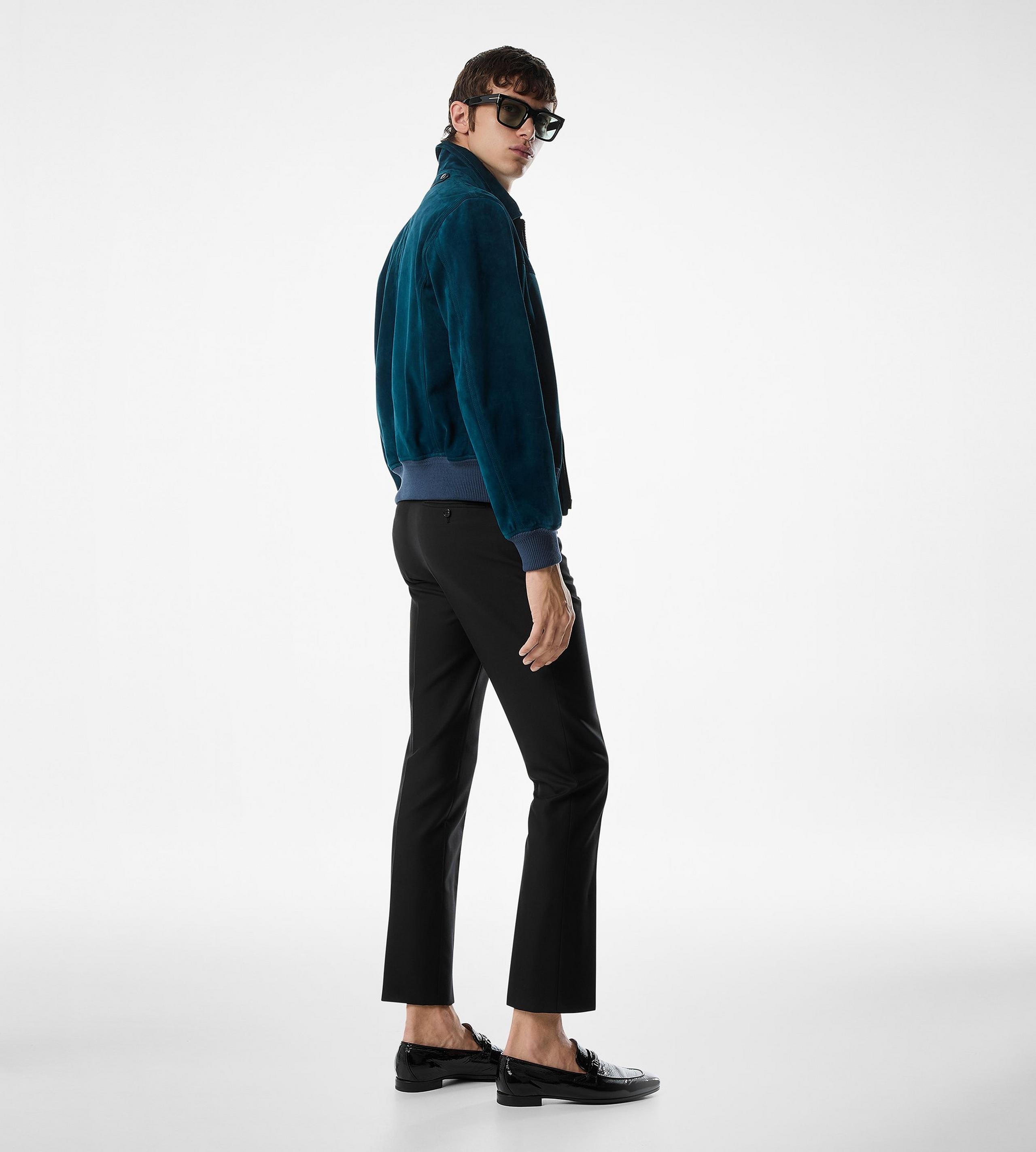 CASHMERE SUEDE COLLAR BLOUSON - 3