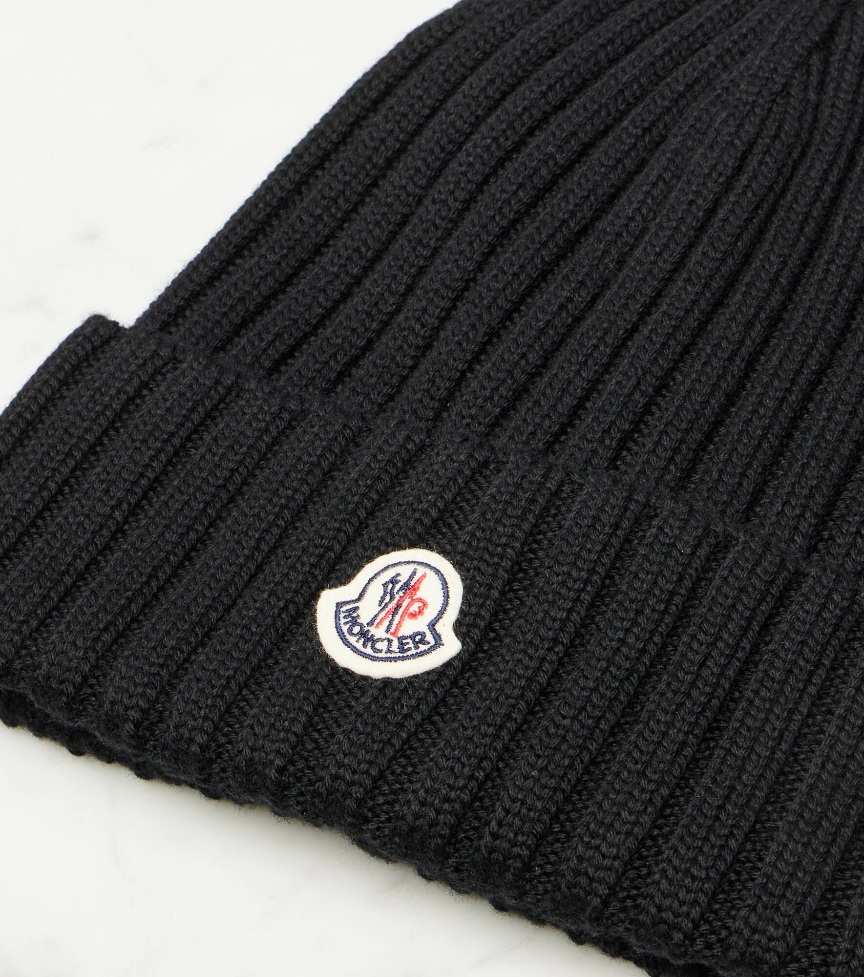 Logo virgin wool beanie - 3