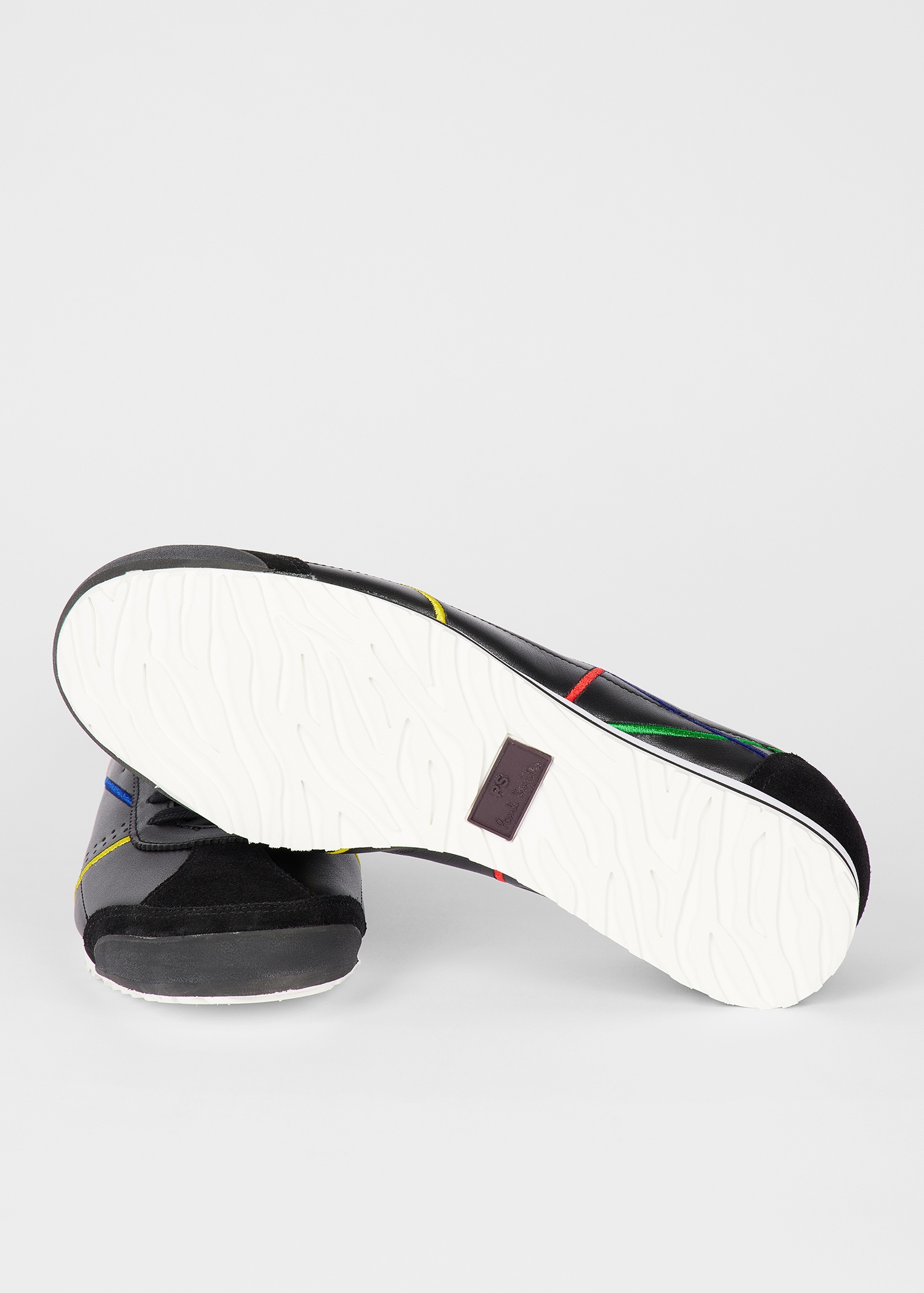 Black Embroidery 'Mestre' Trainers - 2