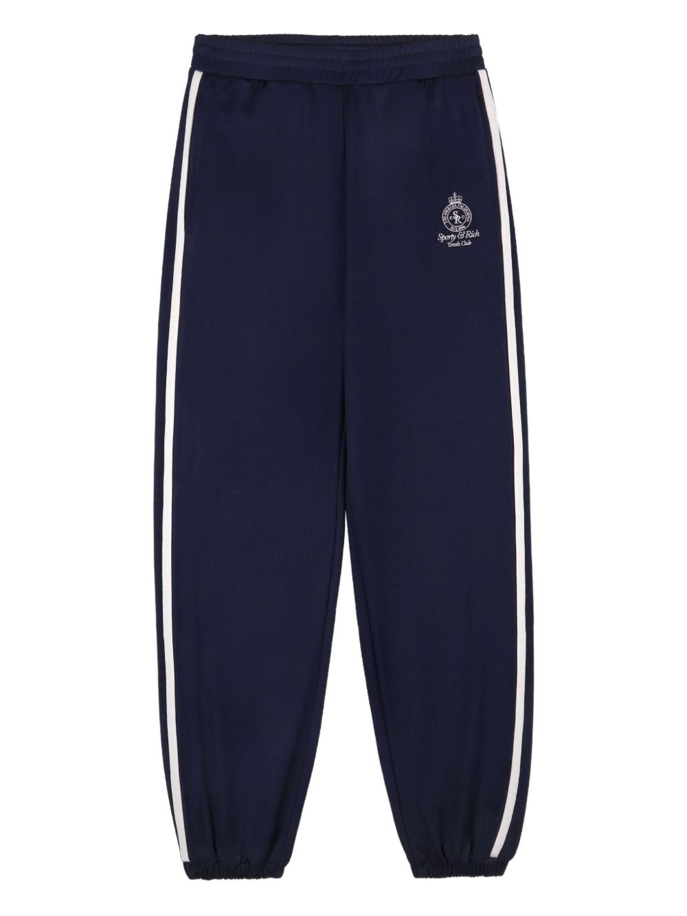 Crown Tennis side-stripe track pants - 1