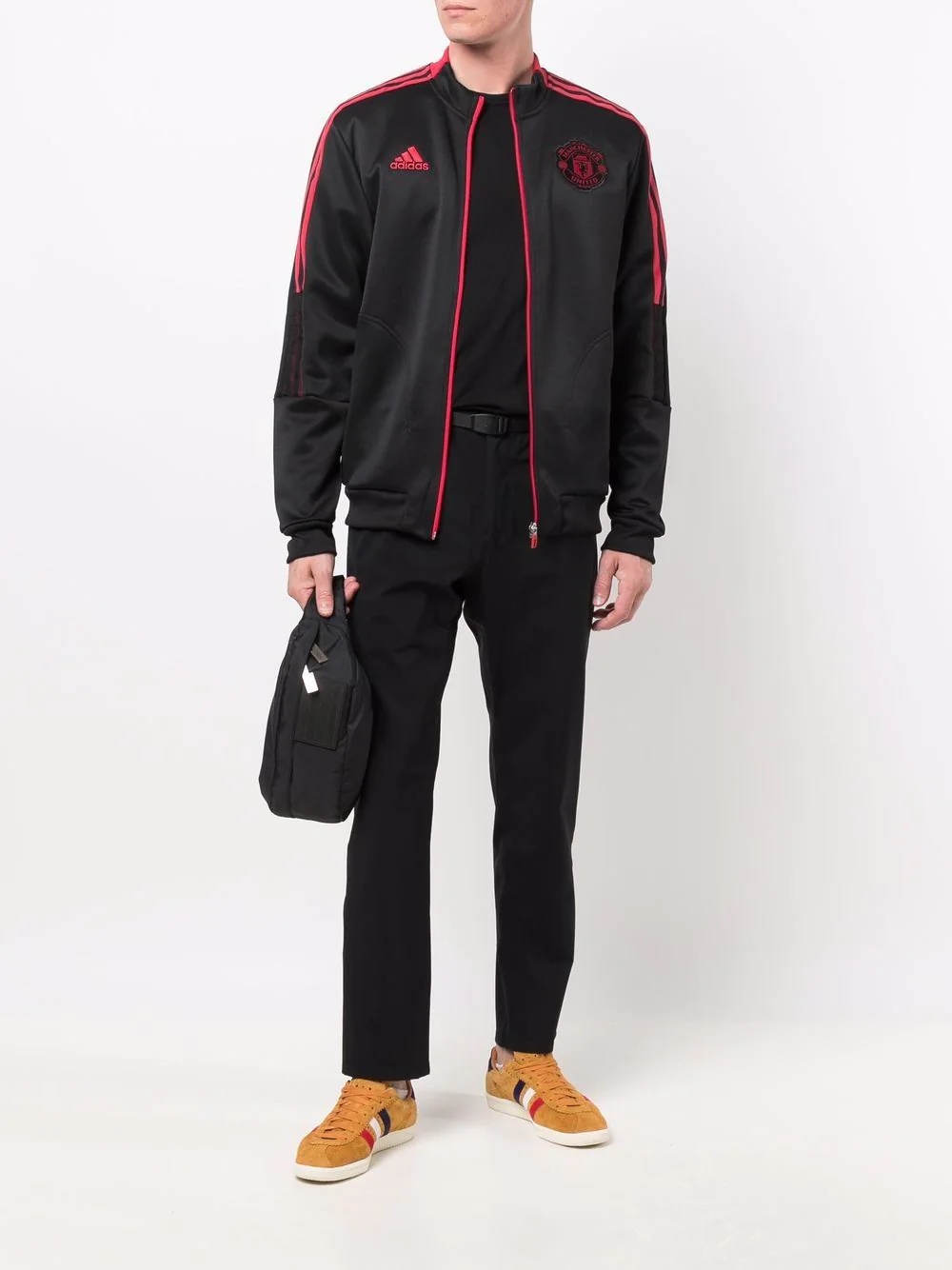 Man U tri-stripe track jacket - 2