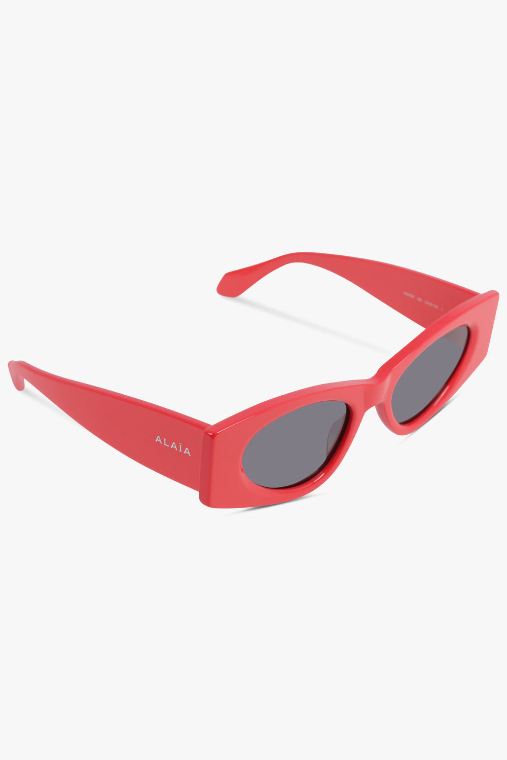 AA0075S CAT EYE RECTANGULAR SUNGLASSES | RED - 2
