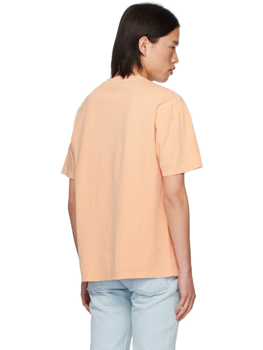Orange Boxy Tab T-Shirt - 3