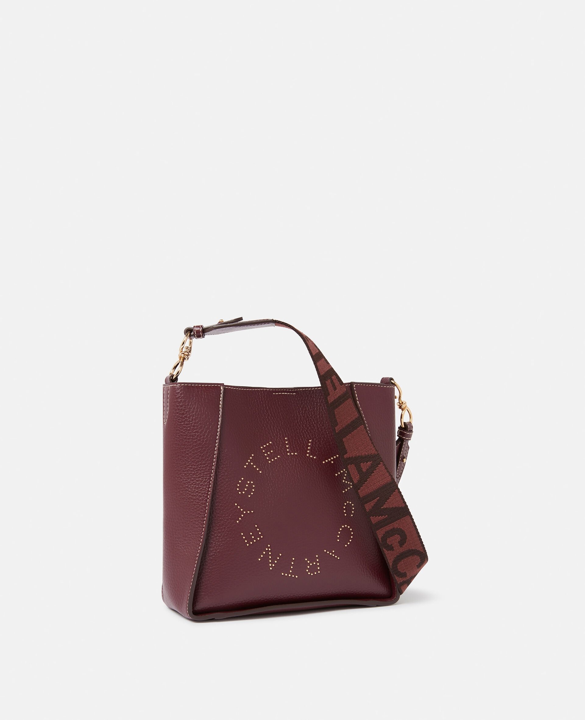 Logo Studded Grainy Alter Mat Shoulder Bag - 3