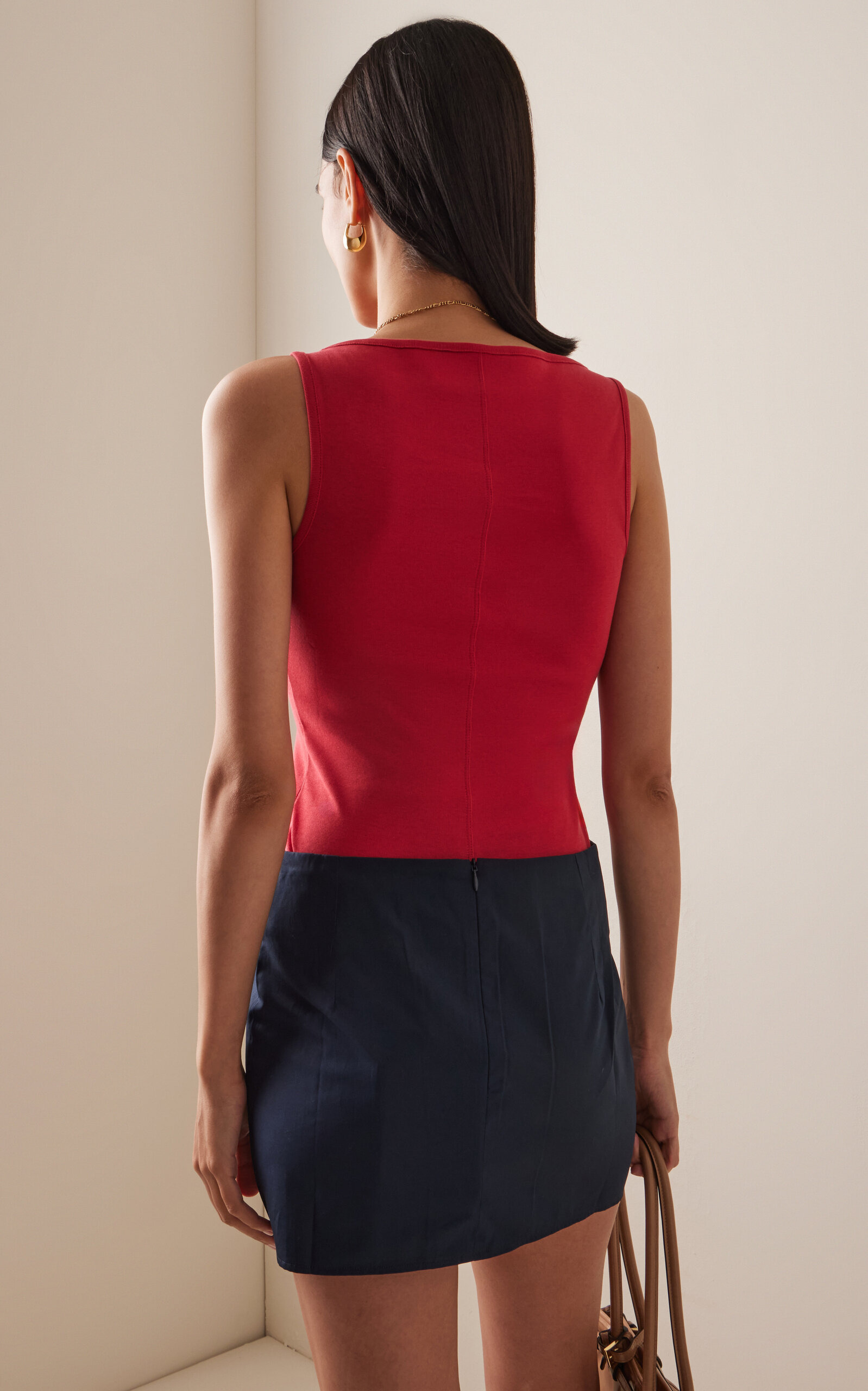 Timmi Cotton Tank red - 4