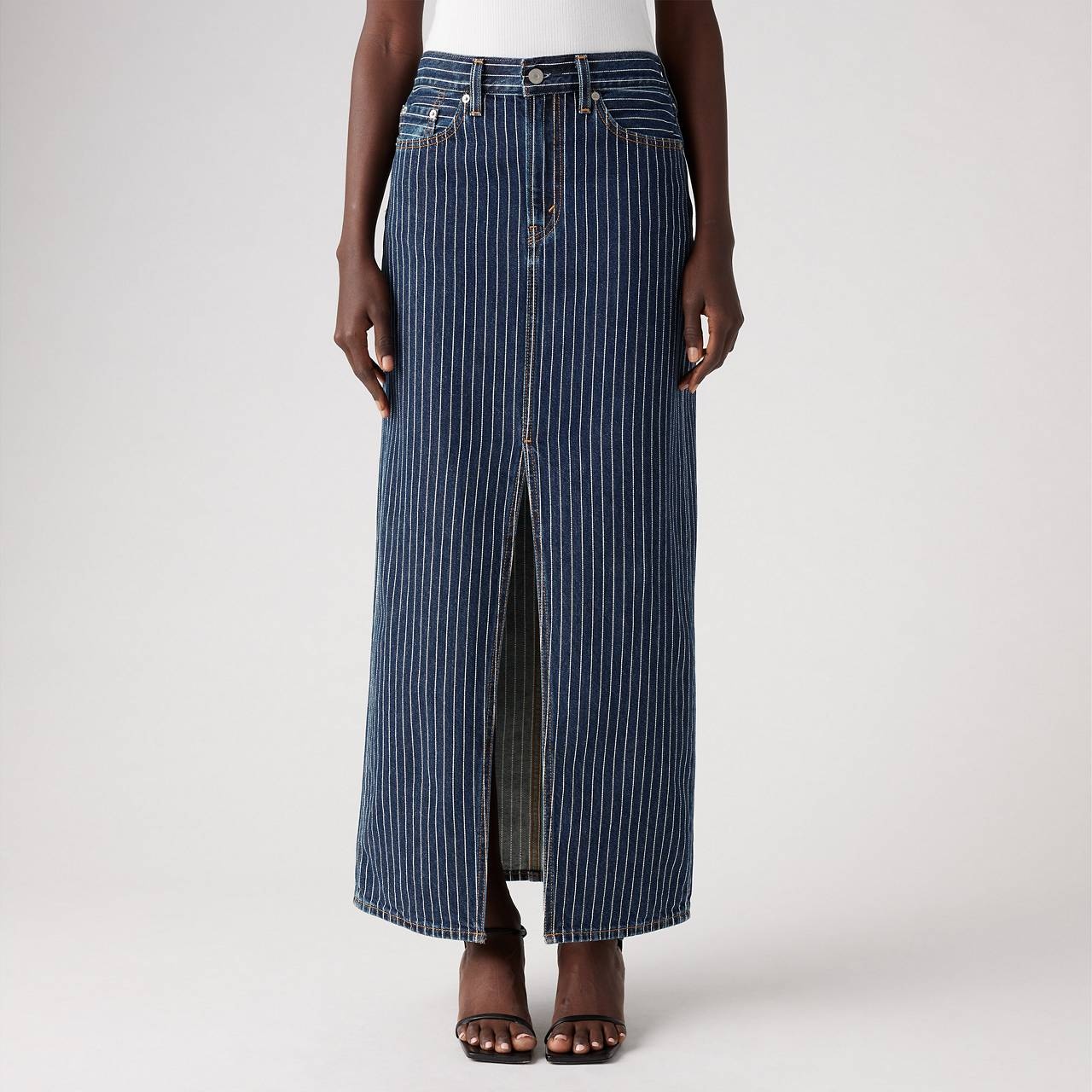 ANKLE COLUMN SKIRT - 4