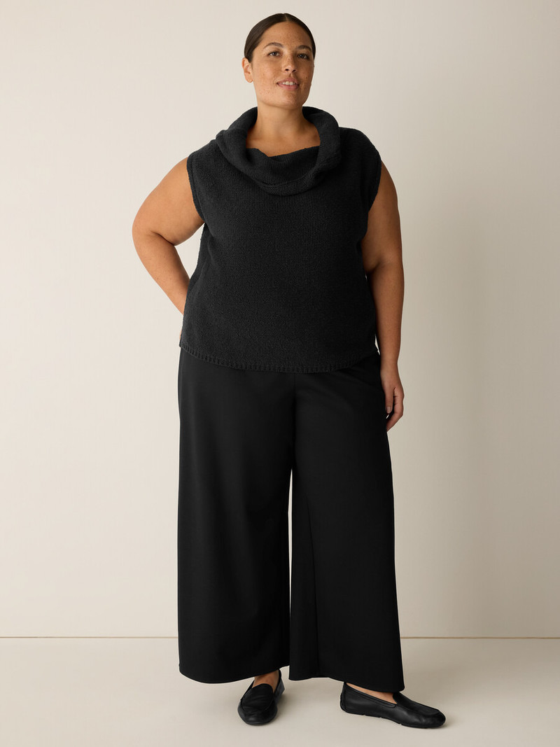 Peruvian Cotton Cloud Drape Neck Vest 6