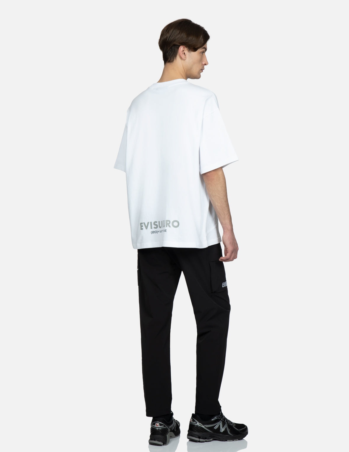 Logo Embroidery Slim Fit Cargo Pants - 4