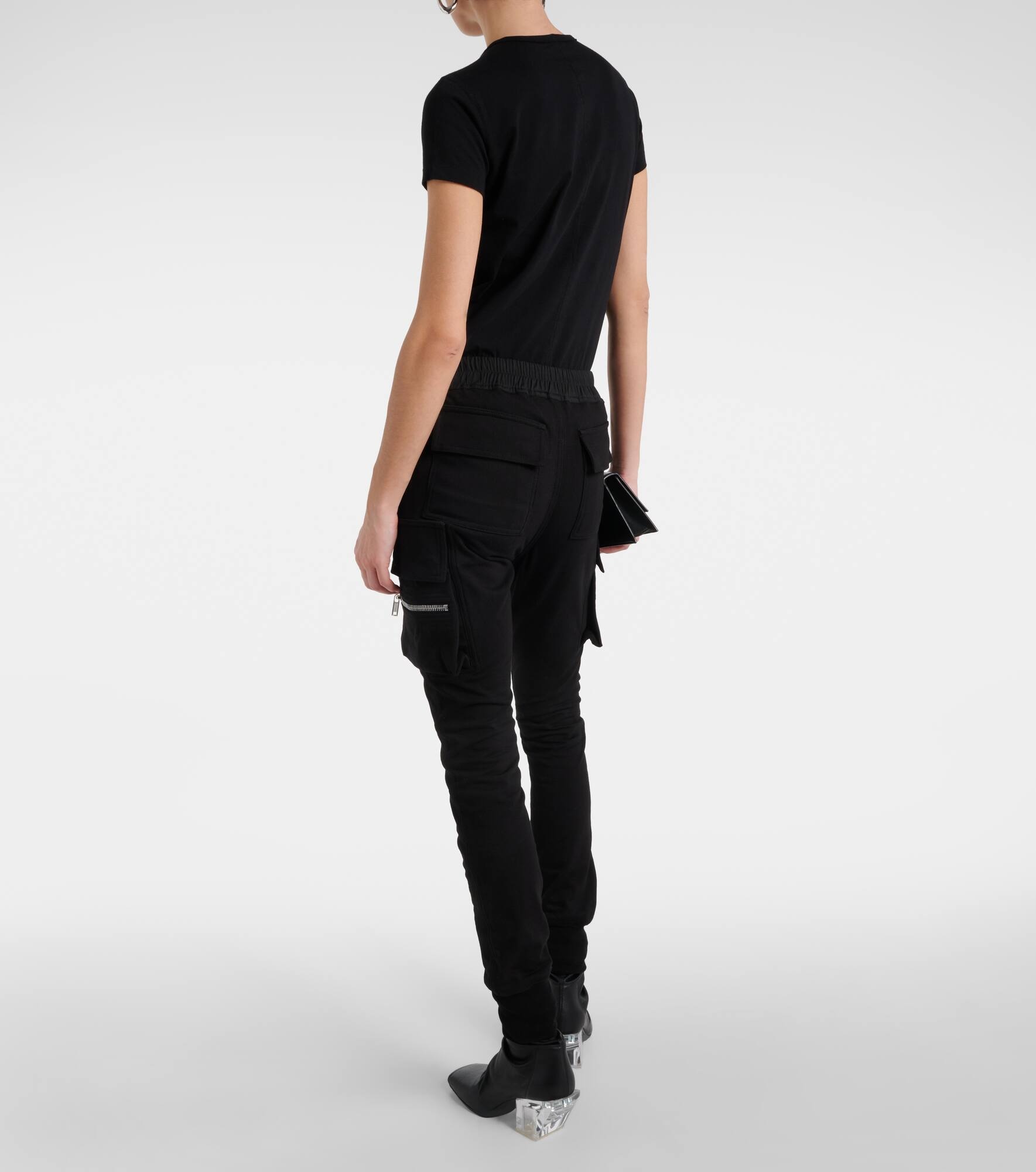 High-rise cotton skinny cargo pants - 3