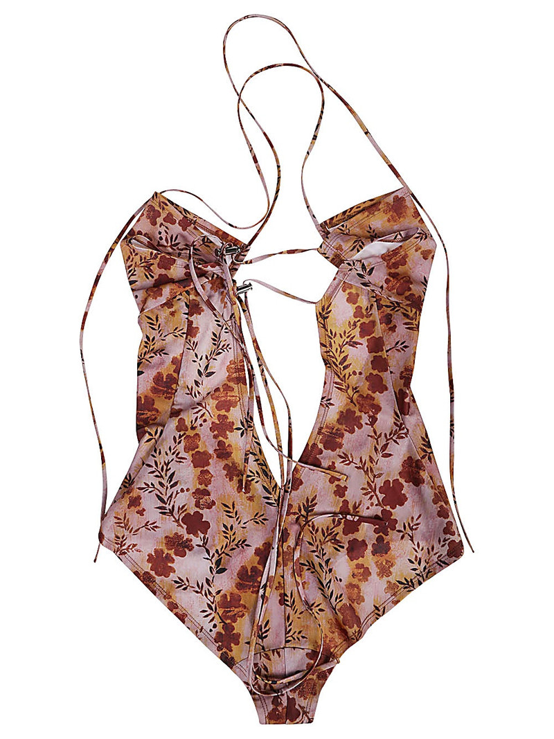 KNWLS Side lacing swinsuit outlook