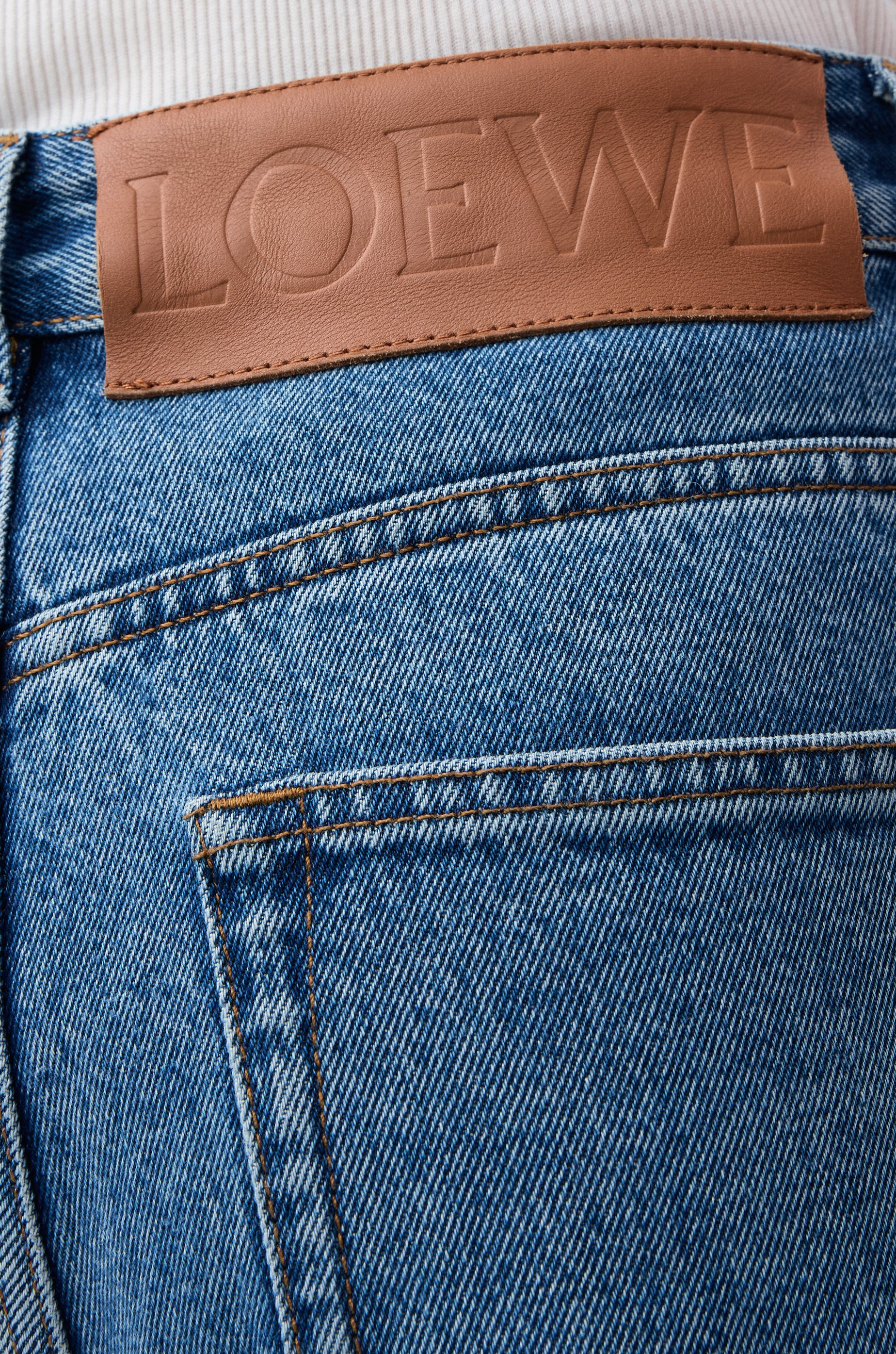 Anagram baggy jeans in denim - 5