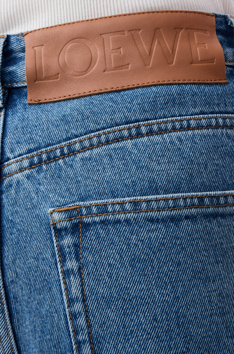 Anagram baggy jeans in denim 5