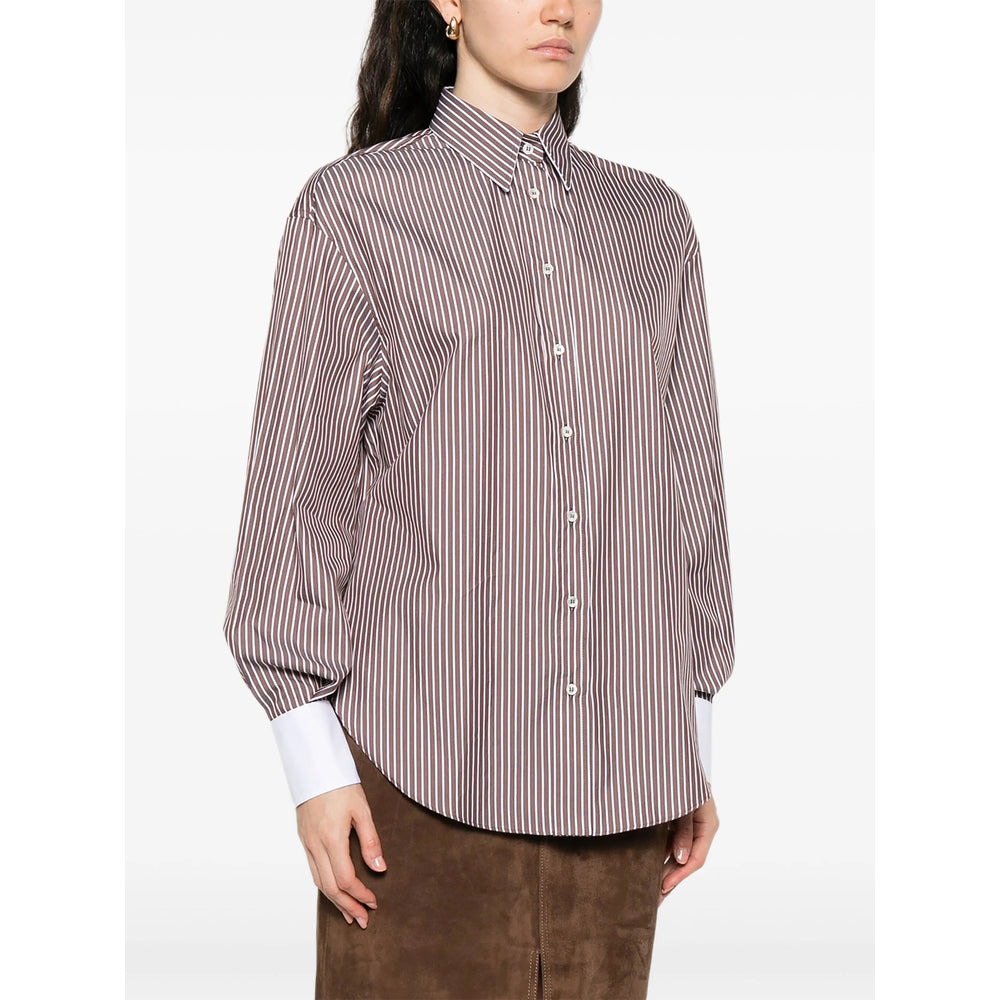 Brunello Cucinelli Brown Tops - Shirts Women - 4