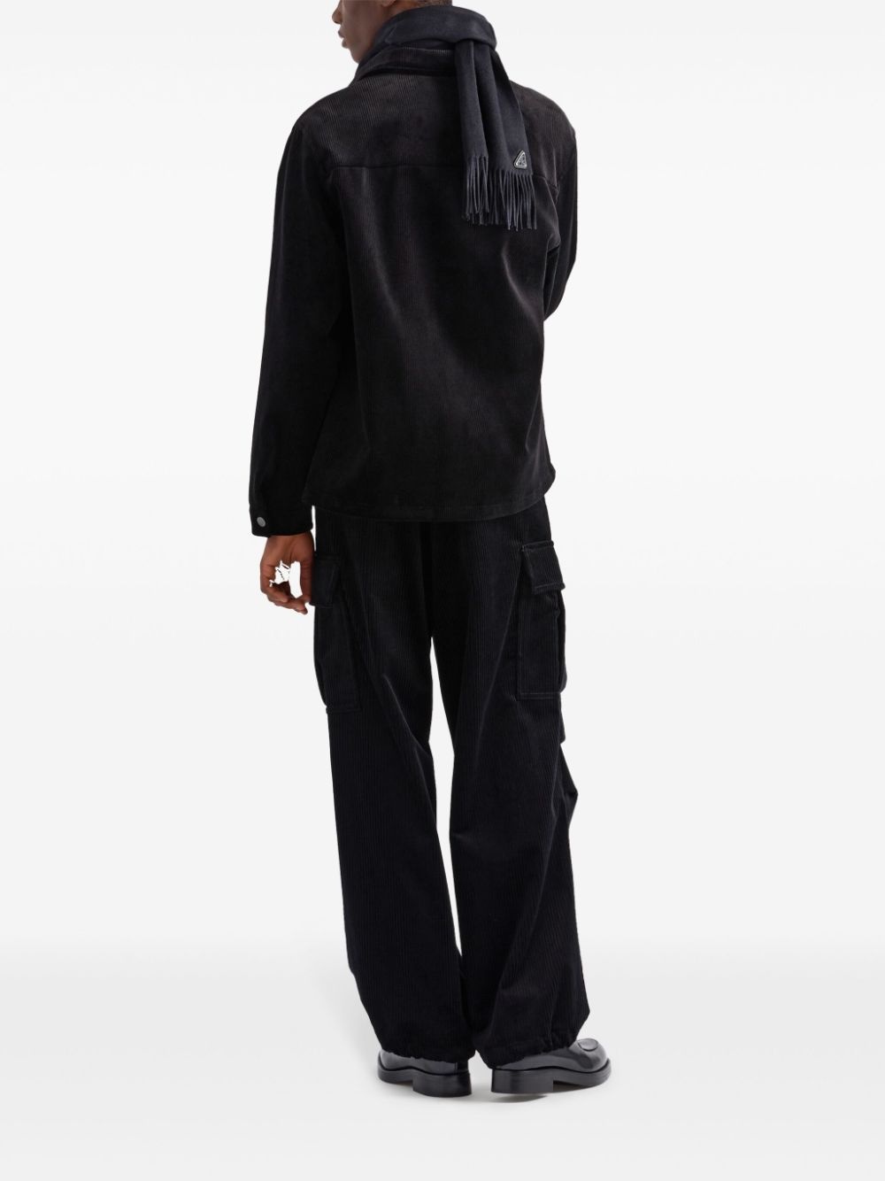 Corduroy pants with cargo pockets - 3