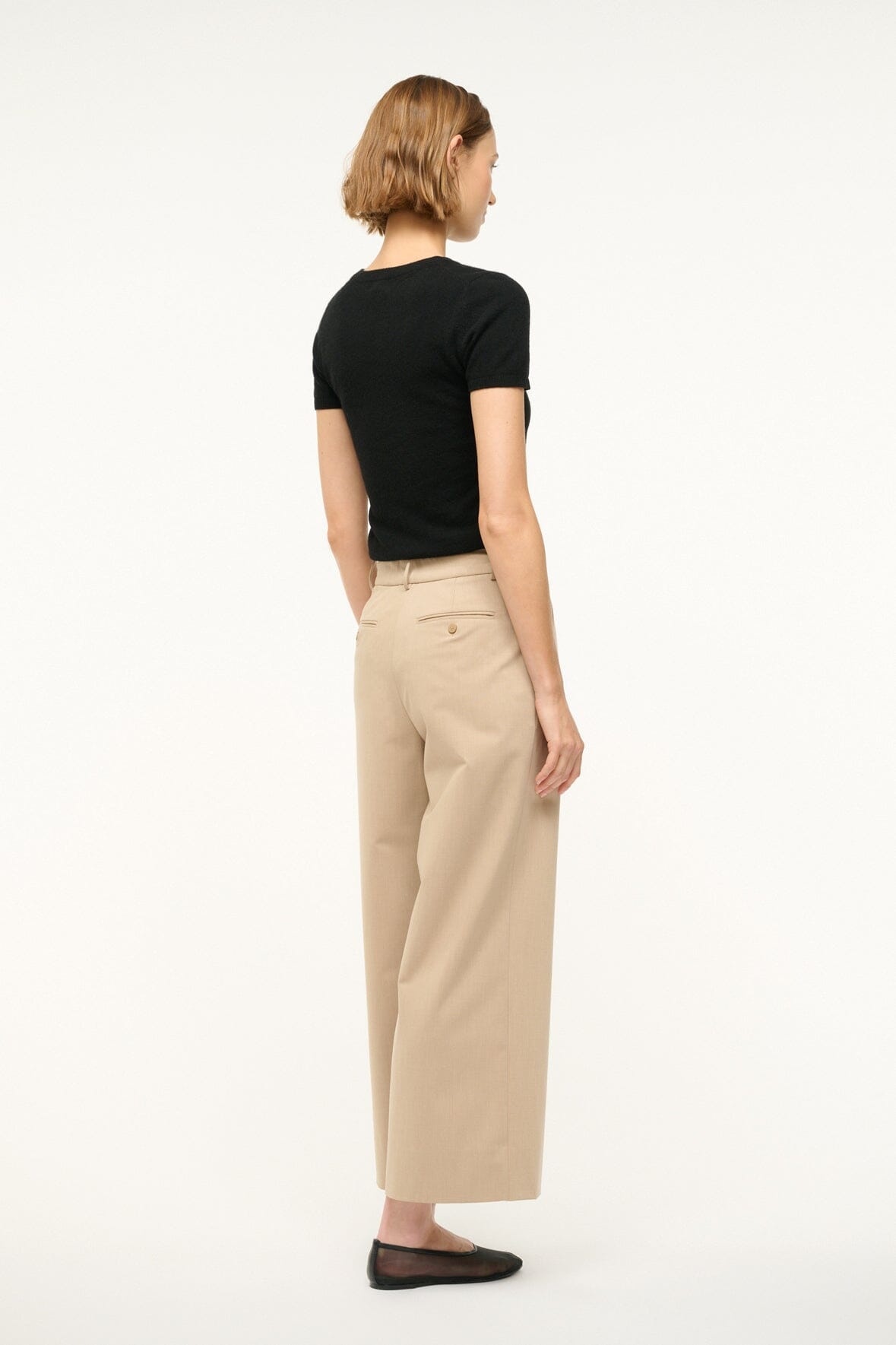 STAUD PRINCE CROPPED PANT STONE - 4