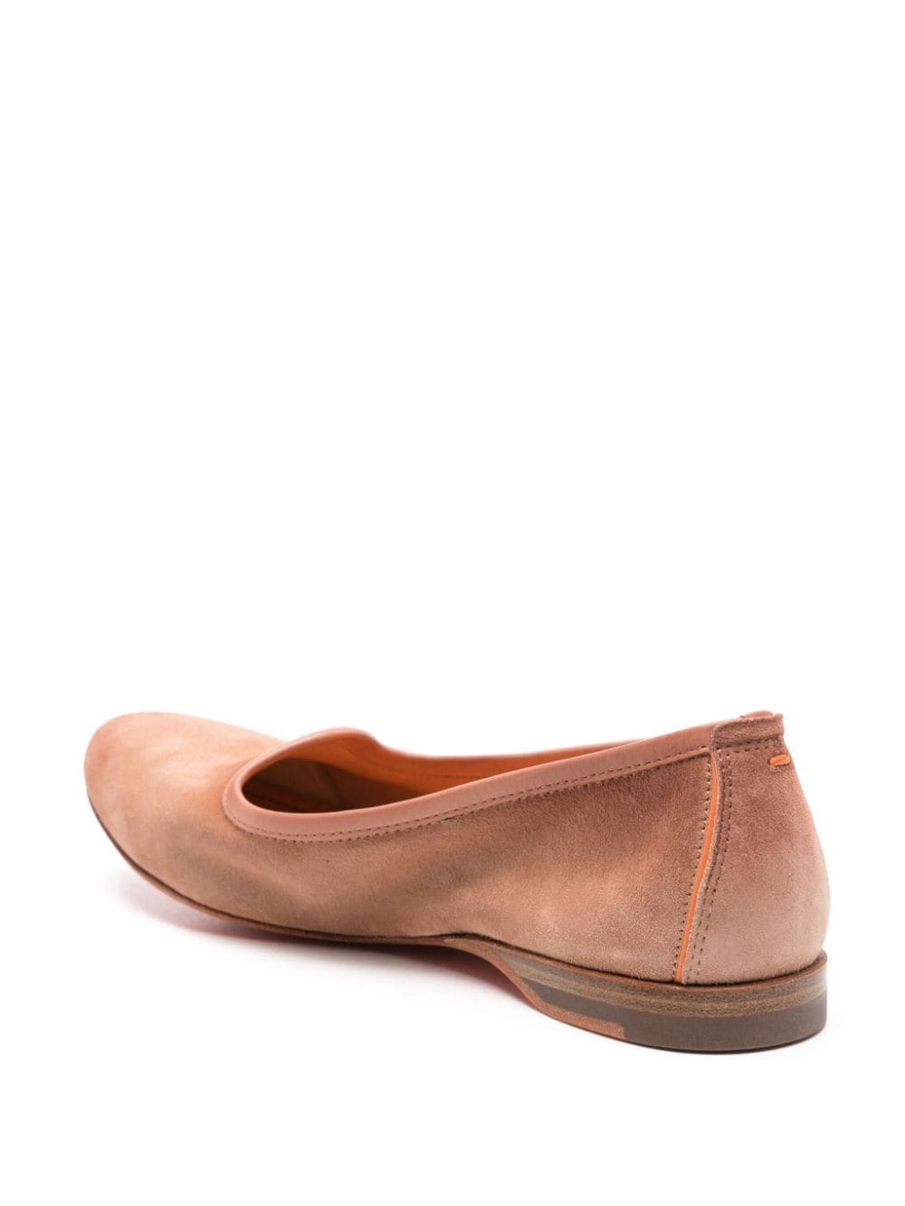 embroidered-logo suede slippers - 3