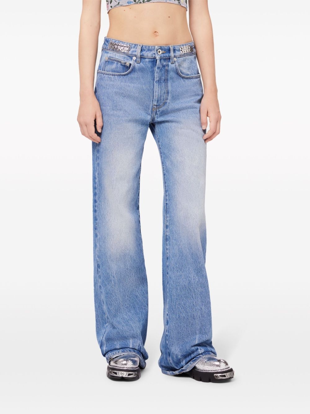 1969 cotton straight-leg jeans - 2