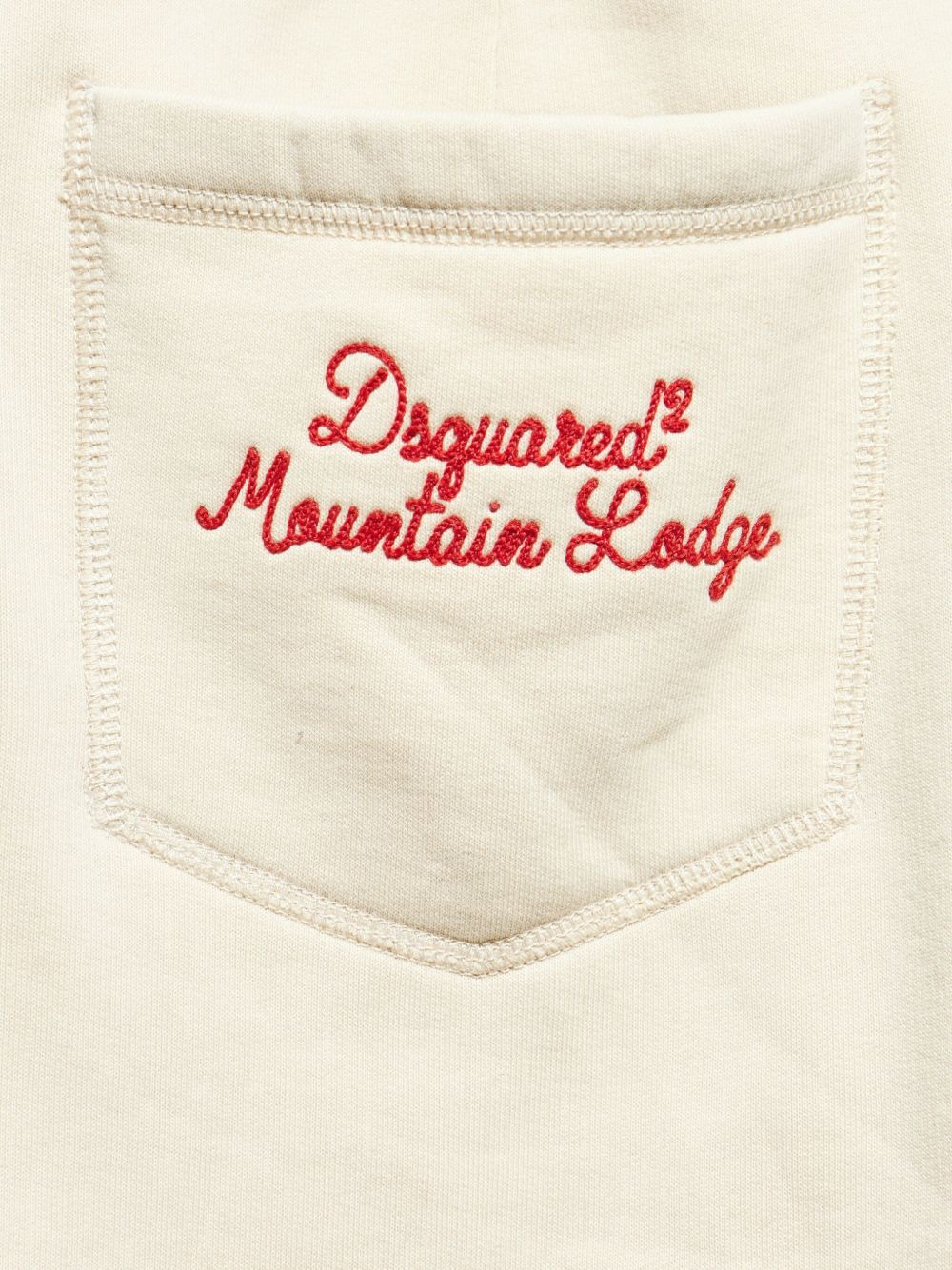 logo-embroidered track shorts - 4